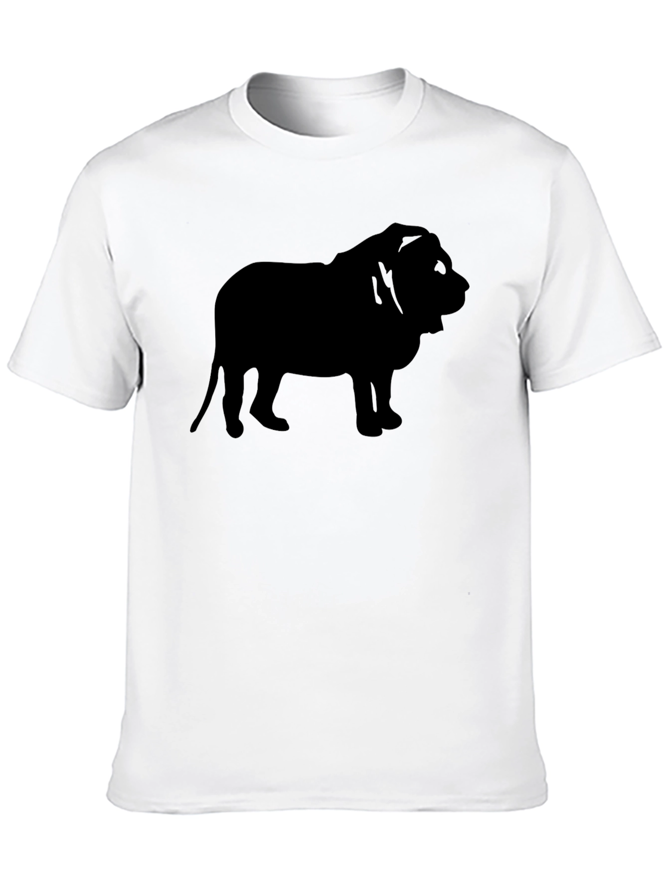 Black Lion Silhouette Graphic Tee - Mens