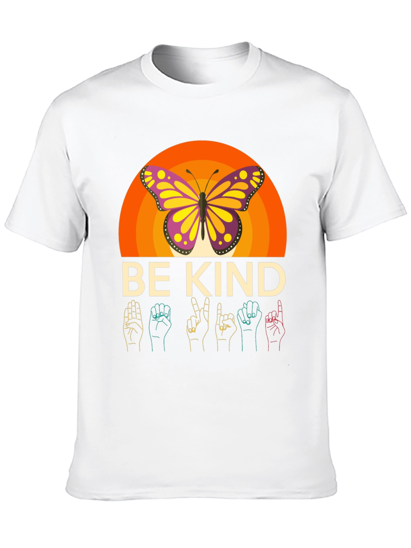 Be Kind Butterfly Graphic Tee - Comfort Fit