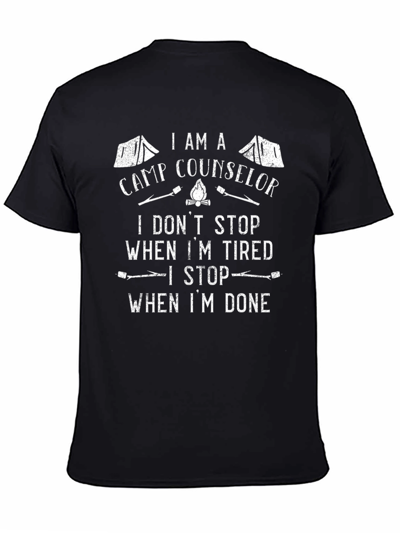 Camp Counselor Graphic Tee - Never Tired!