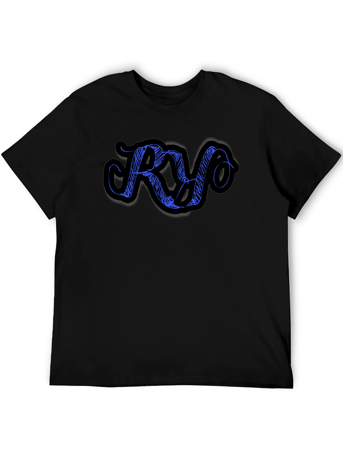 RY Graphic T-Shirt - Black Cotton Tee
