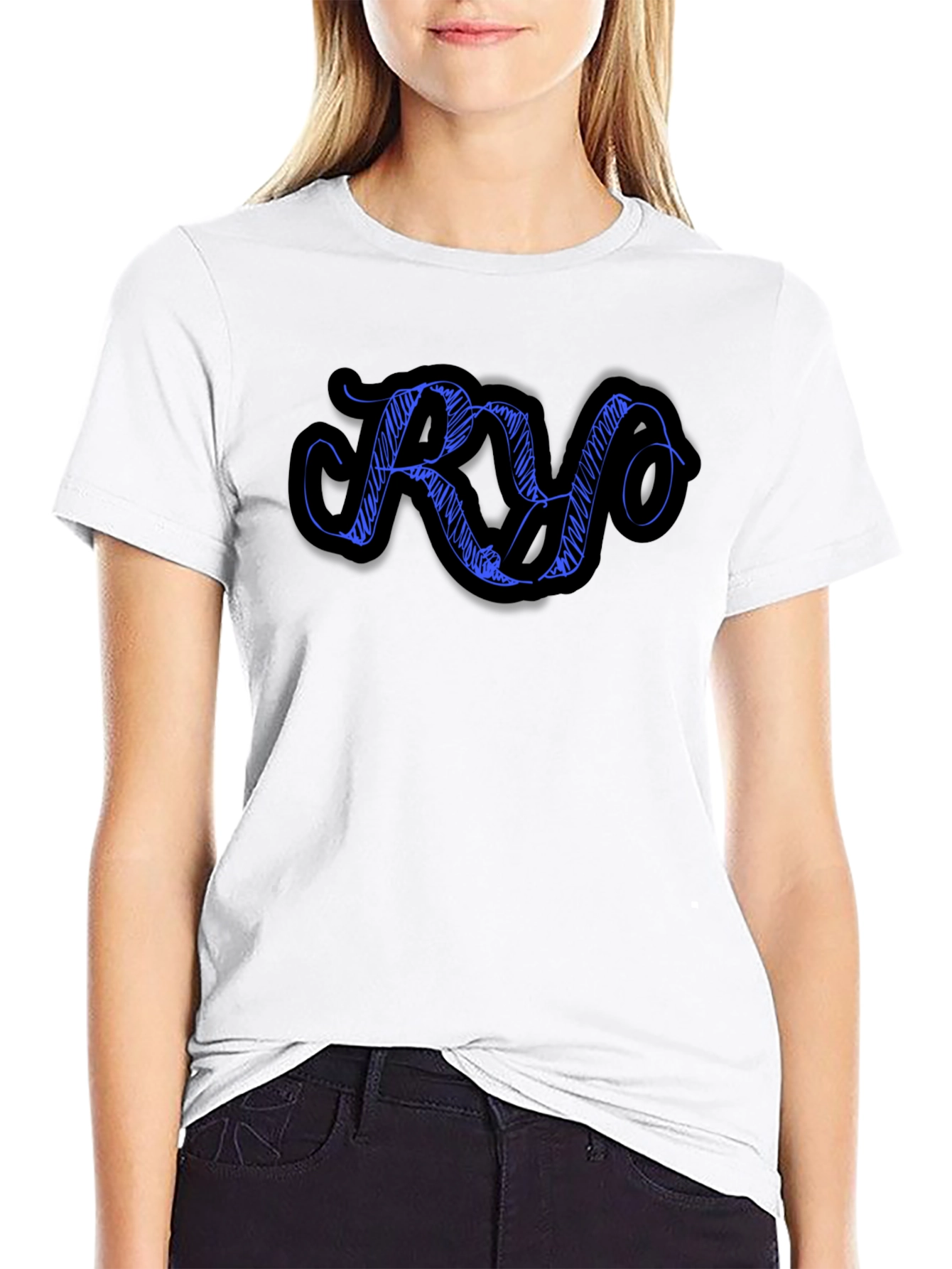RY Graphic T-Shirt - Black Cotton Tee