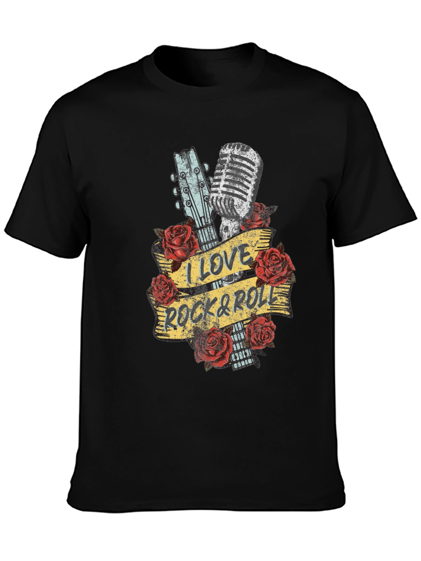 I Love Rock & Roll Graphic T-Shirt