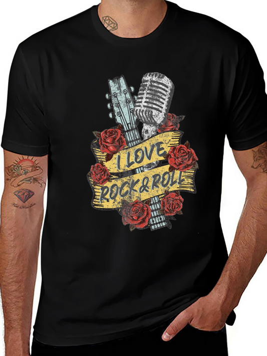 I Love Rock & Roll Graphic T-Shirt