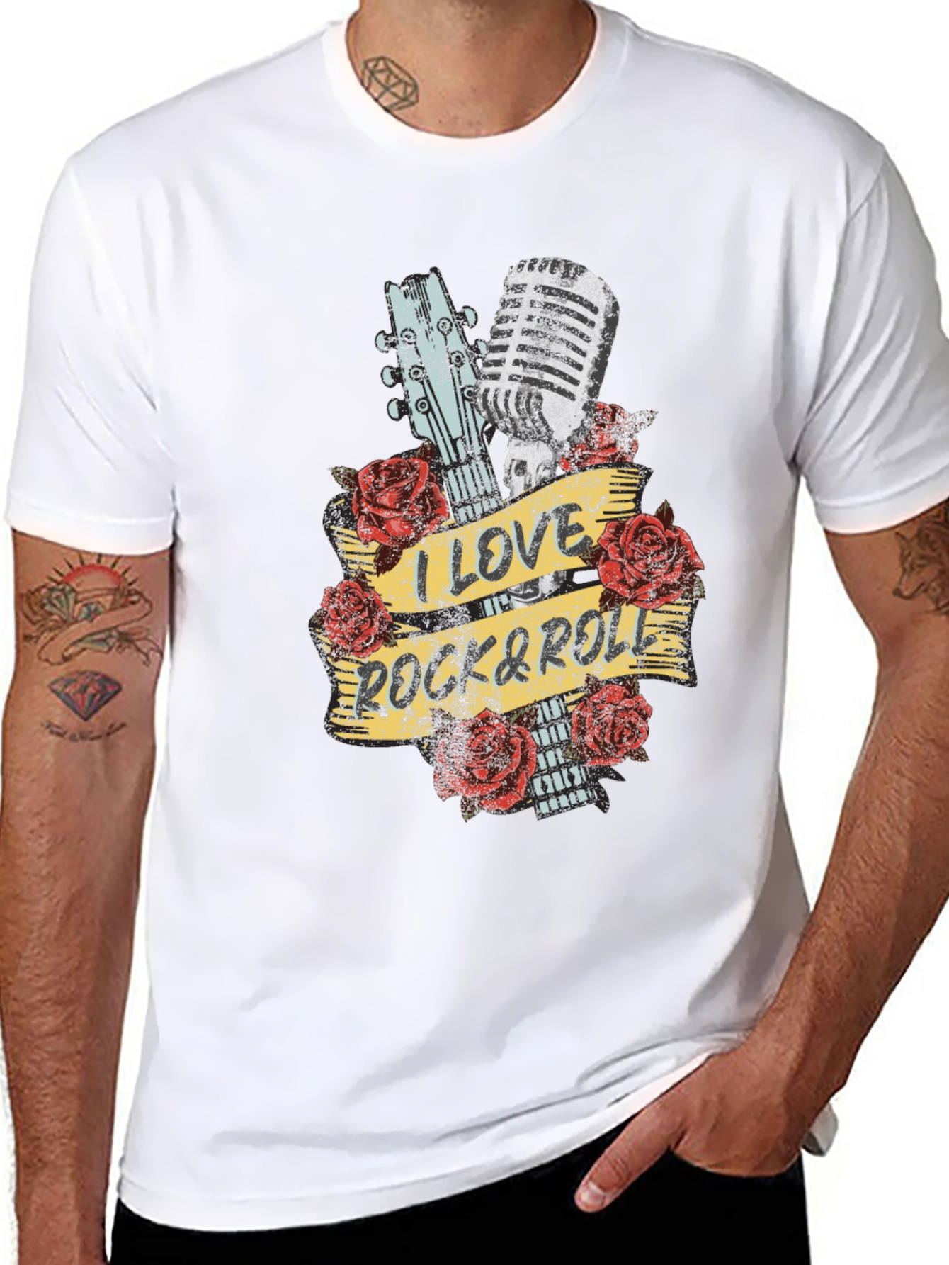 I Love Rock & Roll Graphic T-Shirt