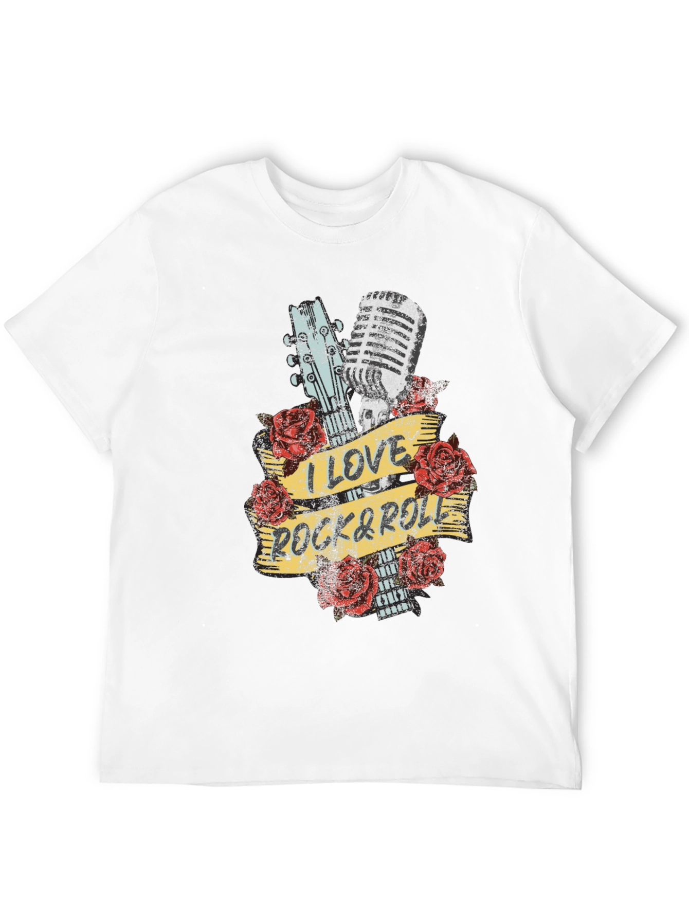 I Love Rock & Roll Graphic T-Shirt