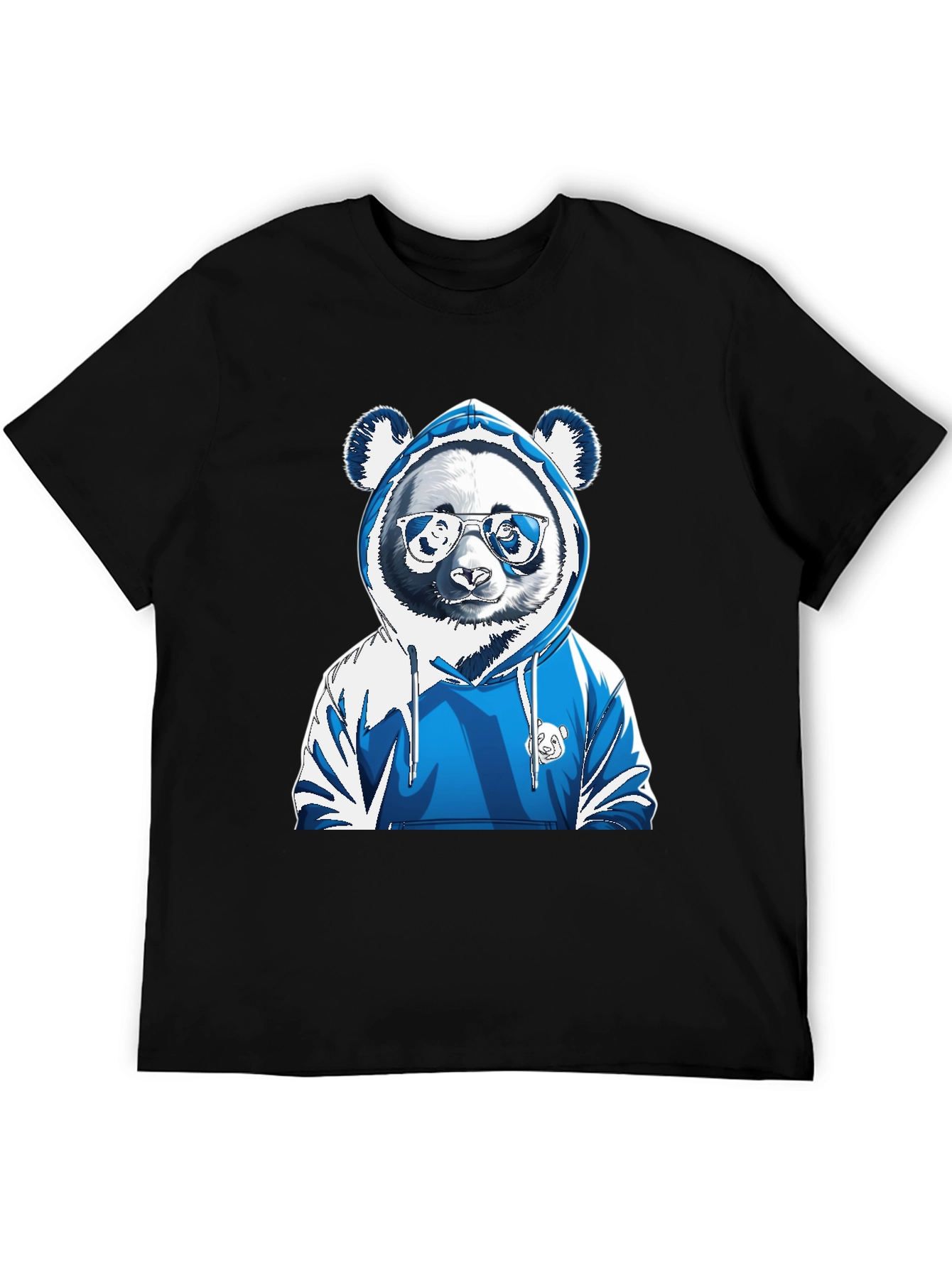 Cool Panda Hoodie Graphic Tee