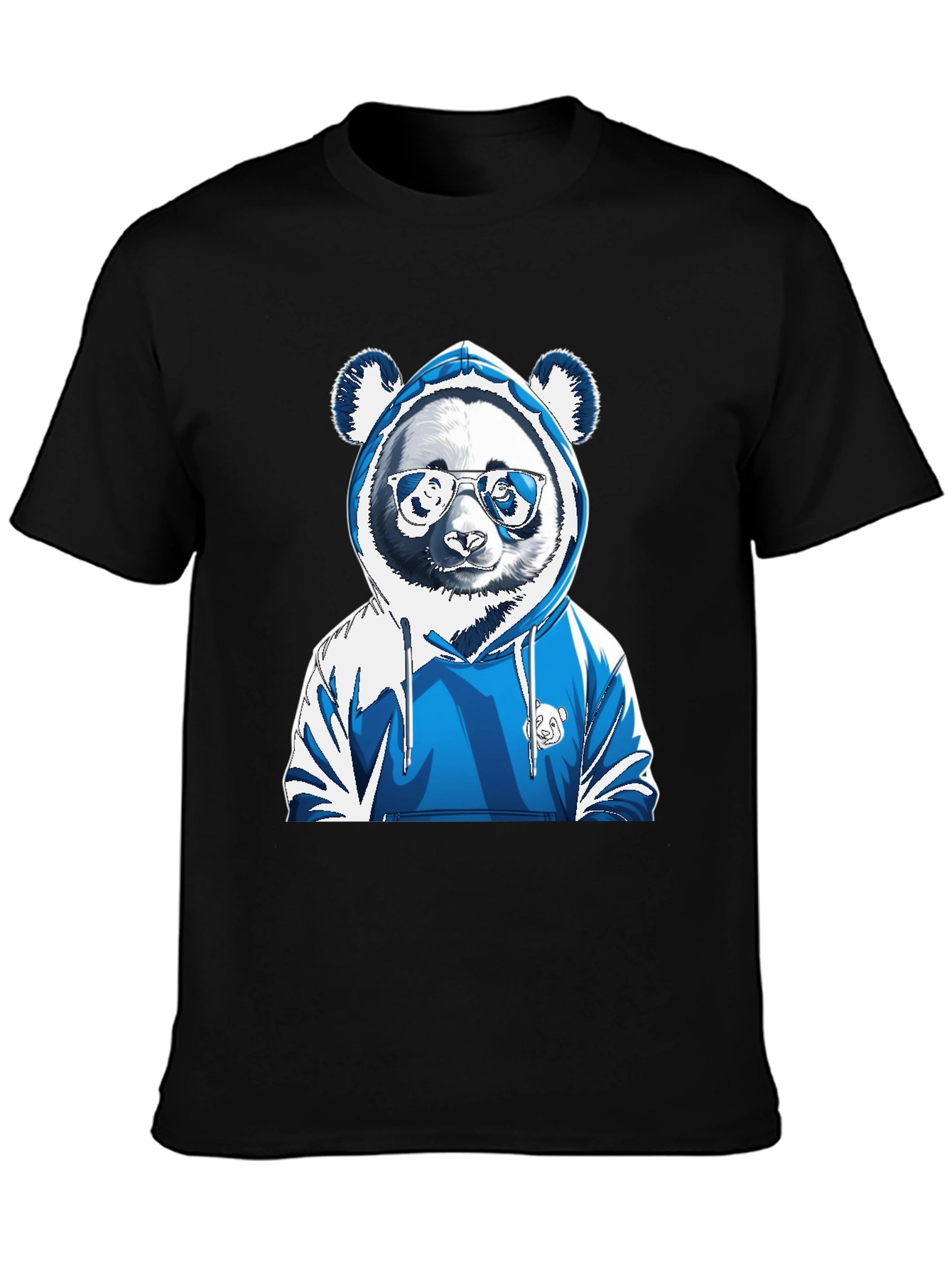 Cool Panda Hoodie Graphic Tee