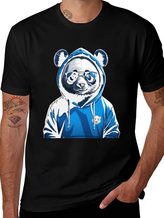 Cool Panda Hoodie Graphic Tee