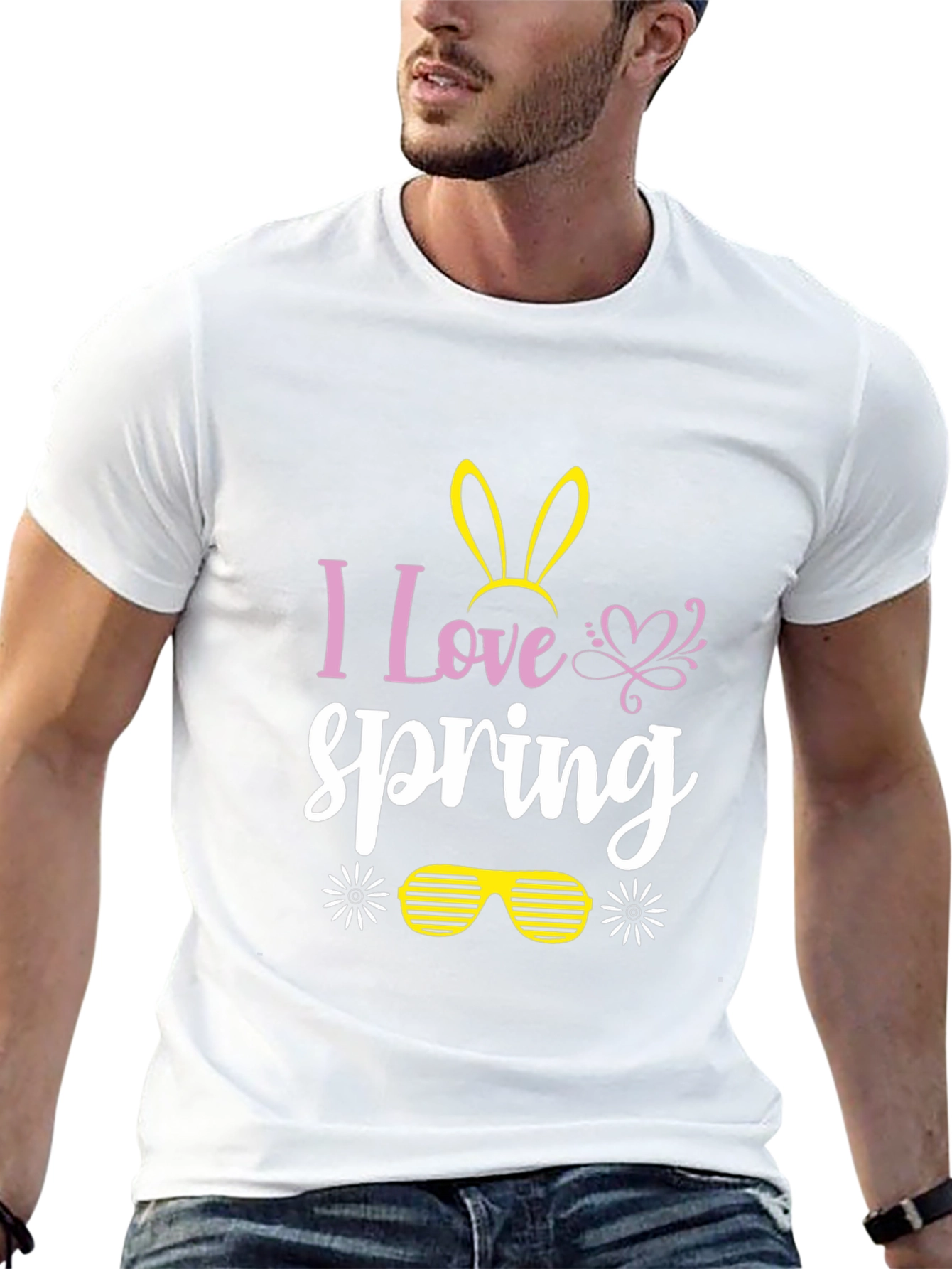 I Love Spring T-Shirt - Easter Bunny