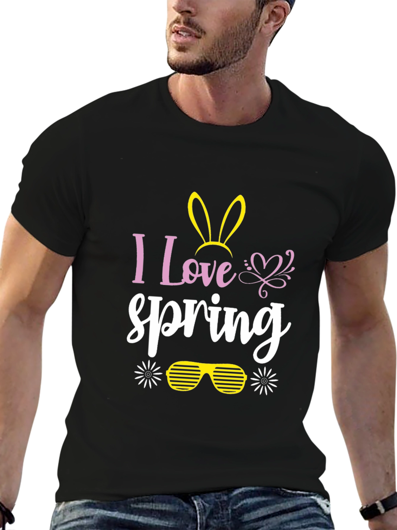 I Love Spring T-Shirt - Easter Bunny