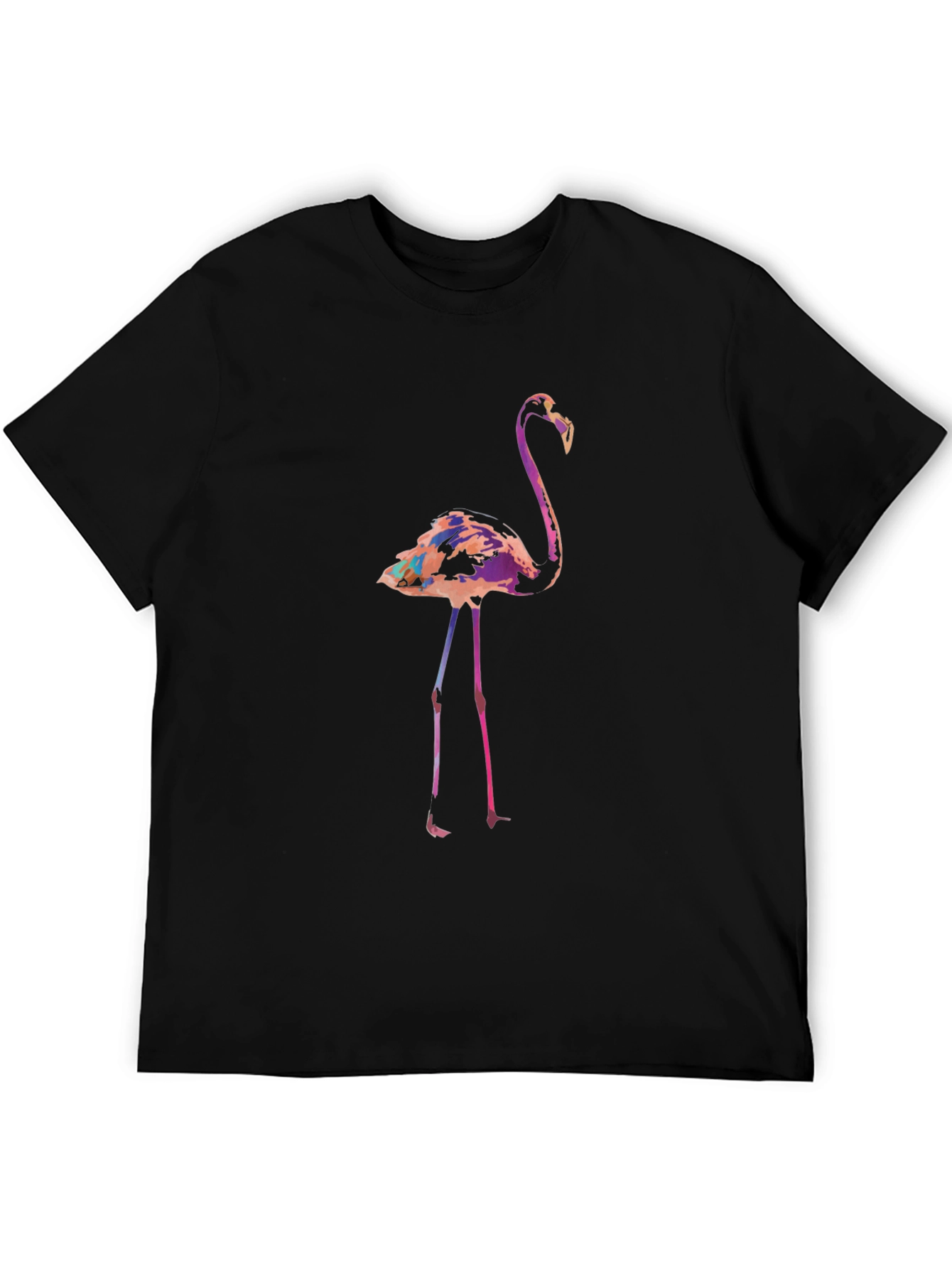 Flamingo Graphic Tee - Modern Mens Casual Shirt
