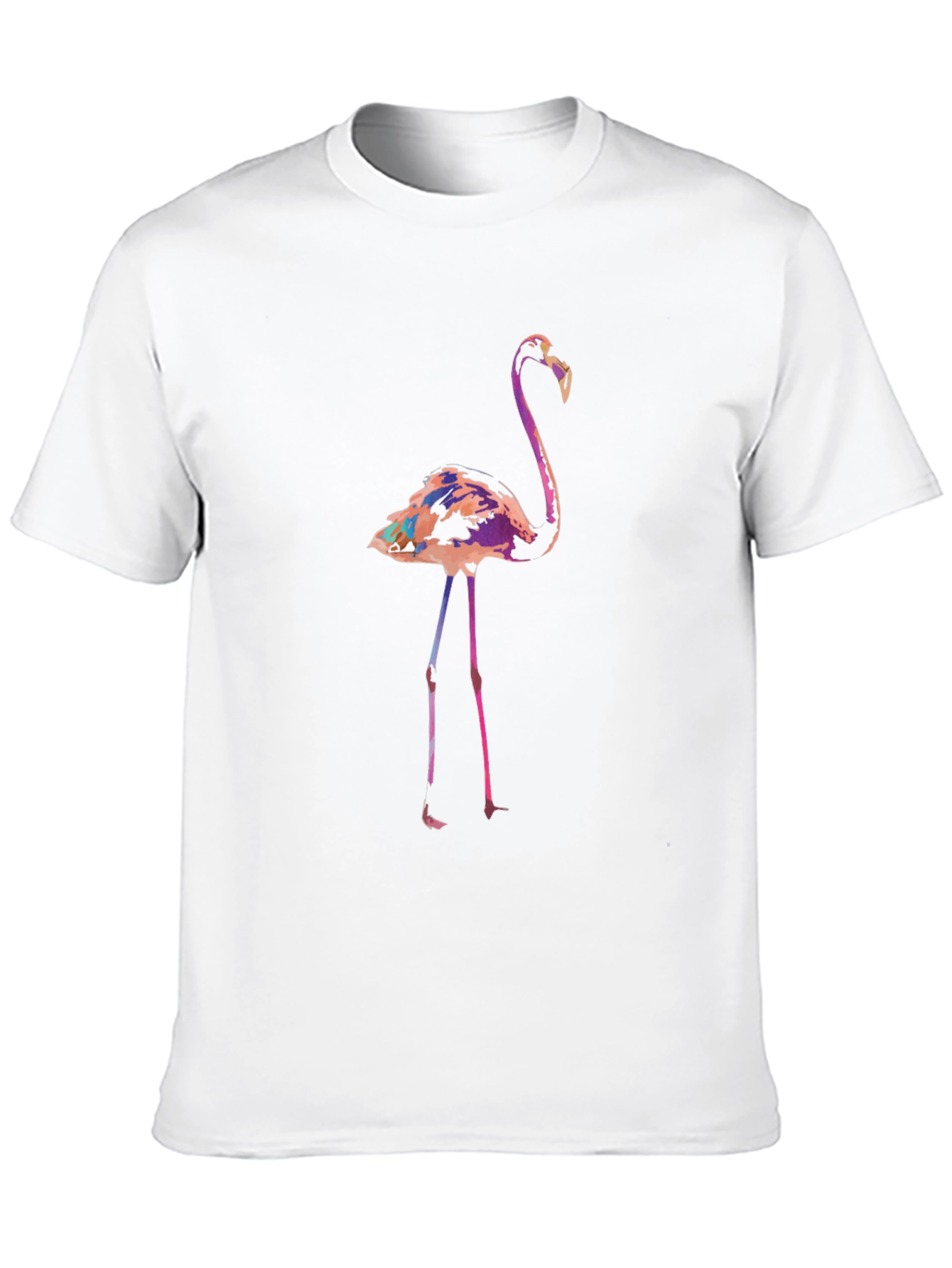 Flamingo Graphic Tee - Modern Mens Casual Shirt