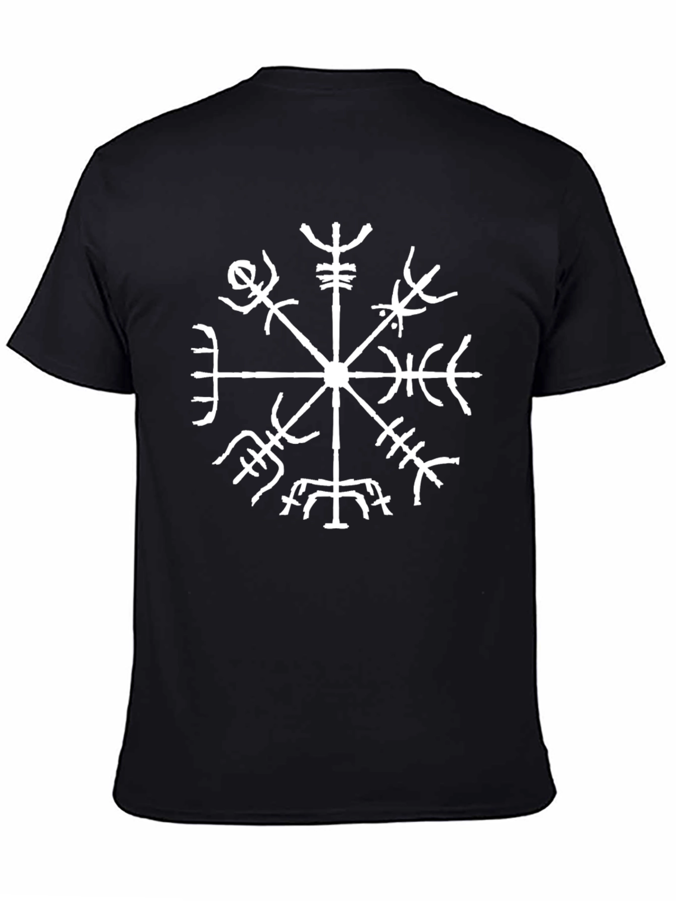 Vegvisir Compass T-Shirt - Viking Rune Guidance