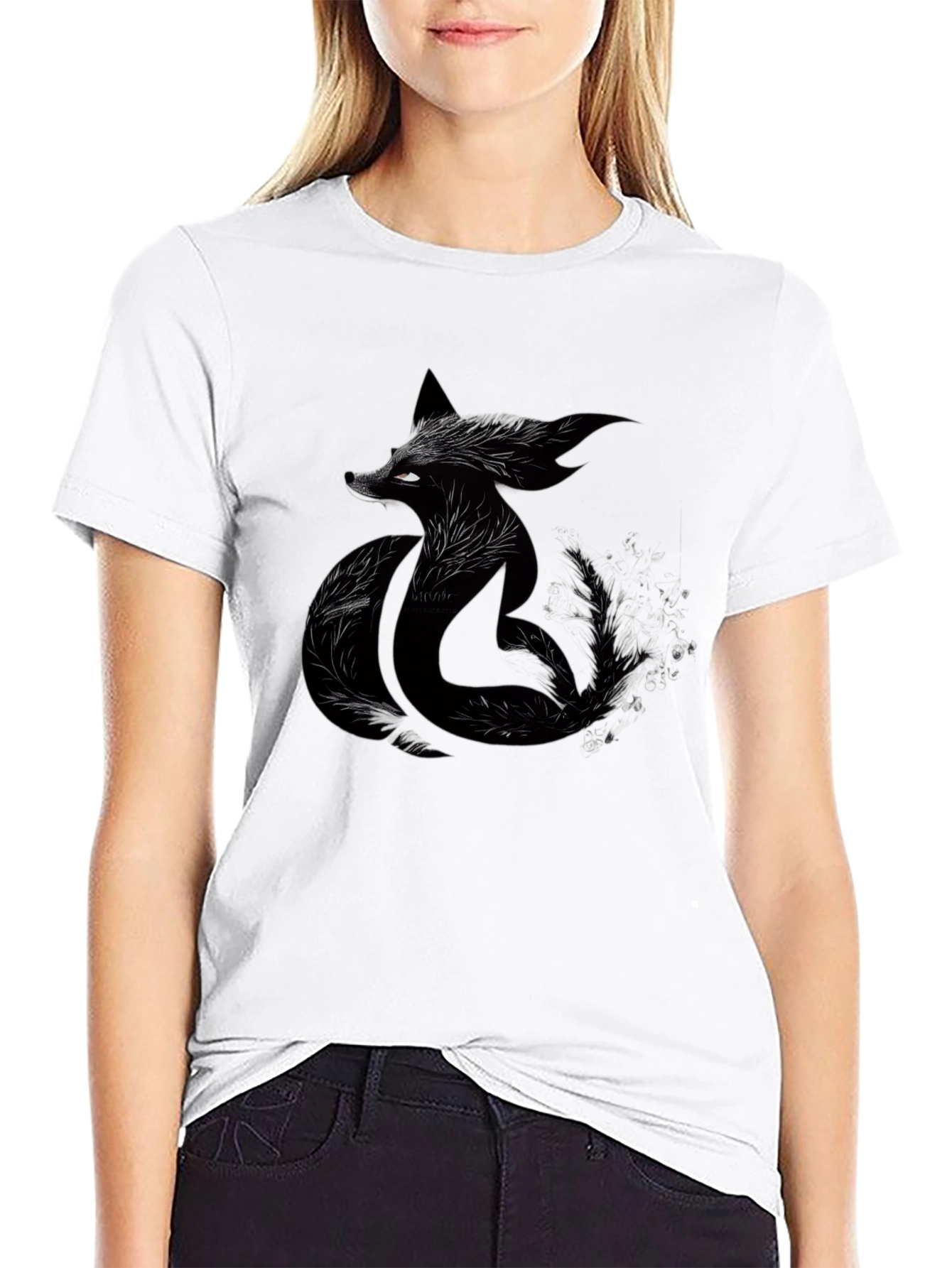 Fox Graphic Tee - Mens Black T-Shirt