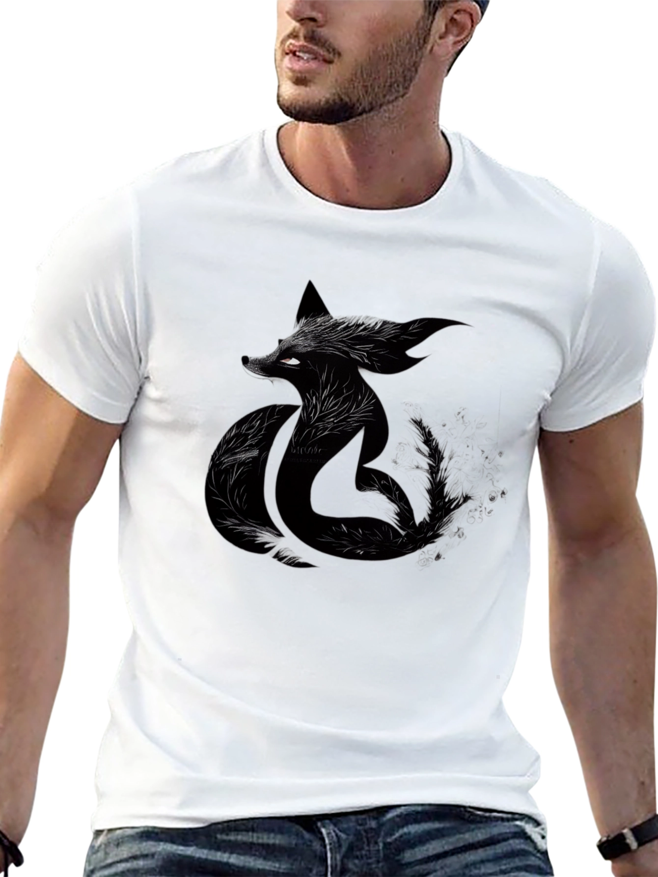 Fox Graphic Tee - Mens Black T-Shirt