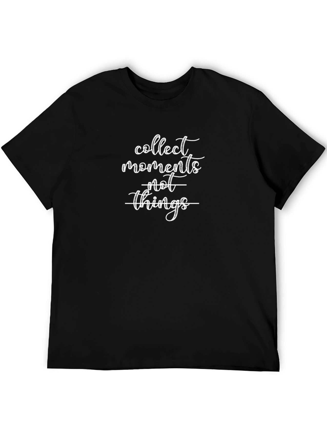 Collect Moments Black Graphic Tee