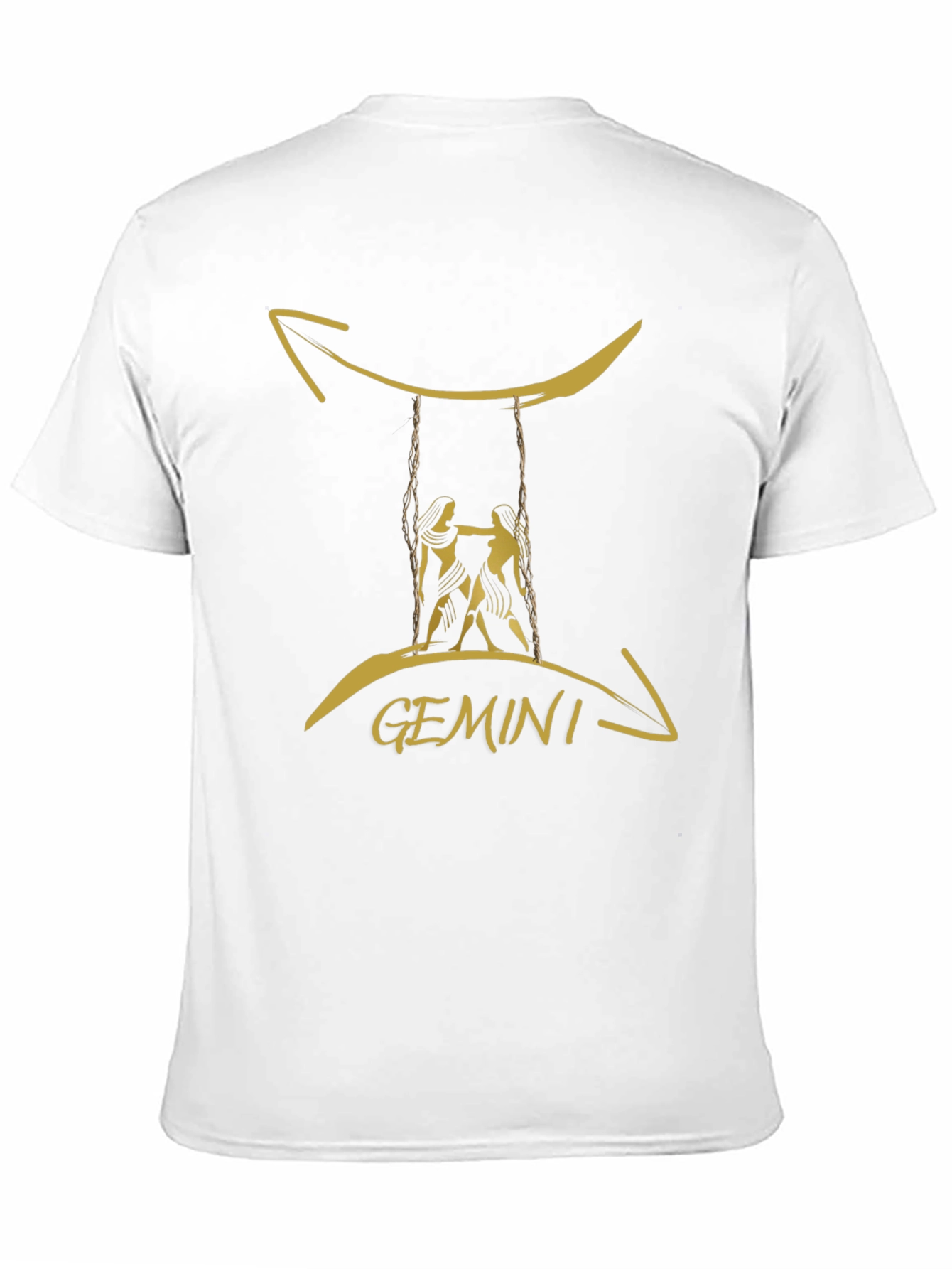 Gemini Zodiac Graphic T-Shirt - Black Astrology Tee