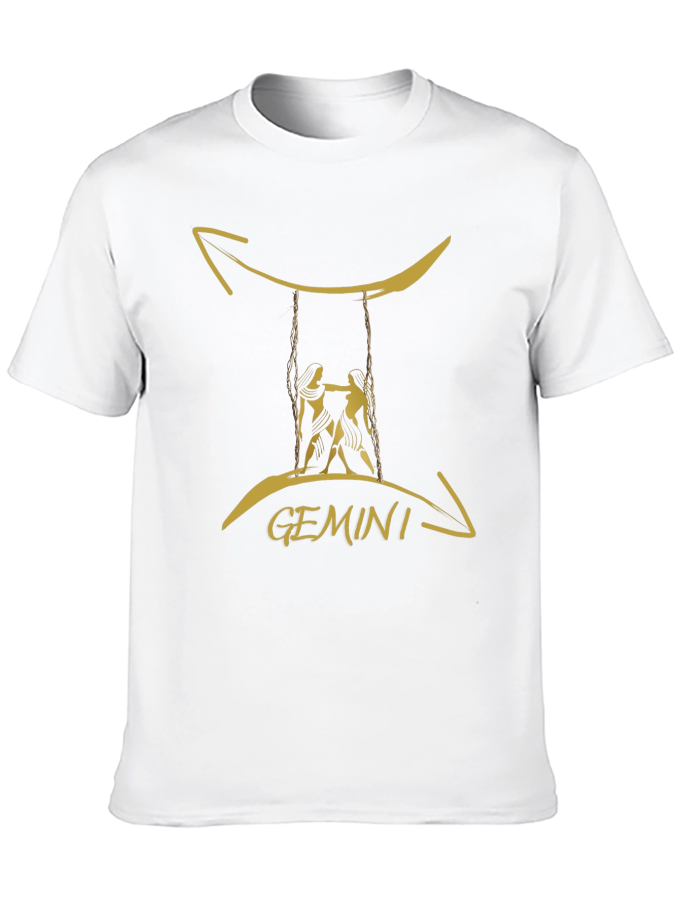 Gemini Zodiac Graphic T-Shirt - Black Astrology Tee