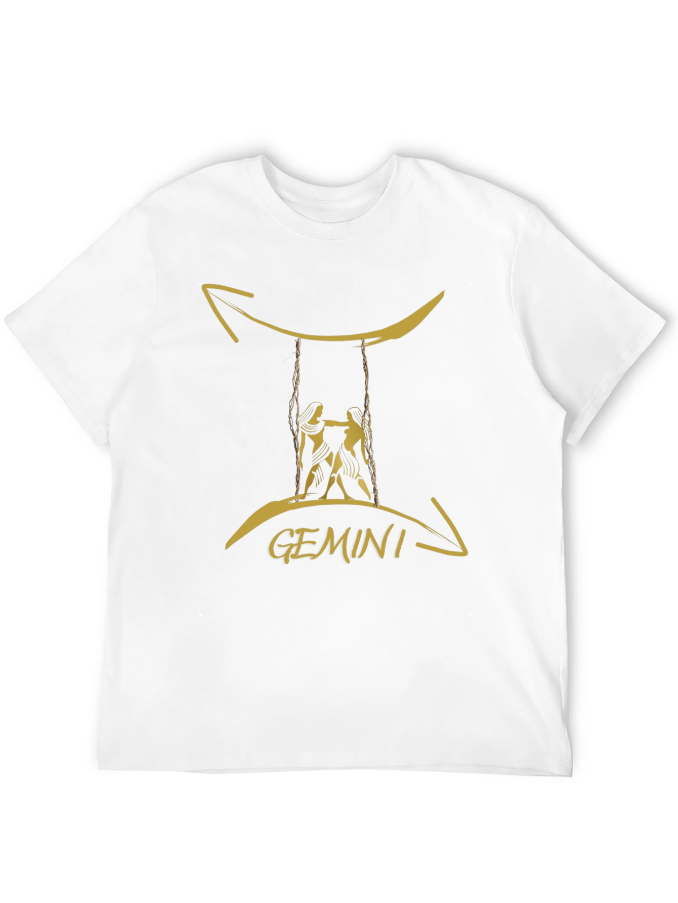 Gemini Zodiac Graphic T-Shirt - Black Astrology Tee