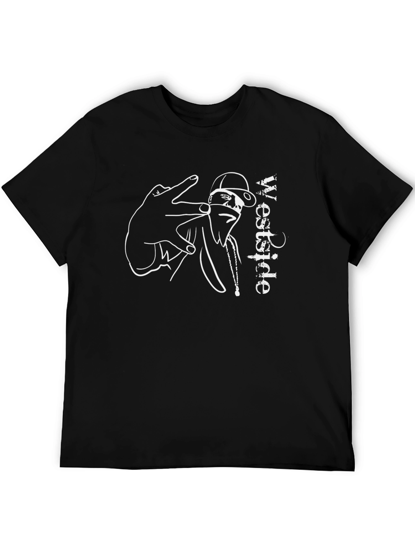 Westside Graphic Tee - Urban Style Black T-Shirt