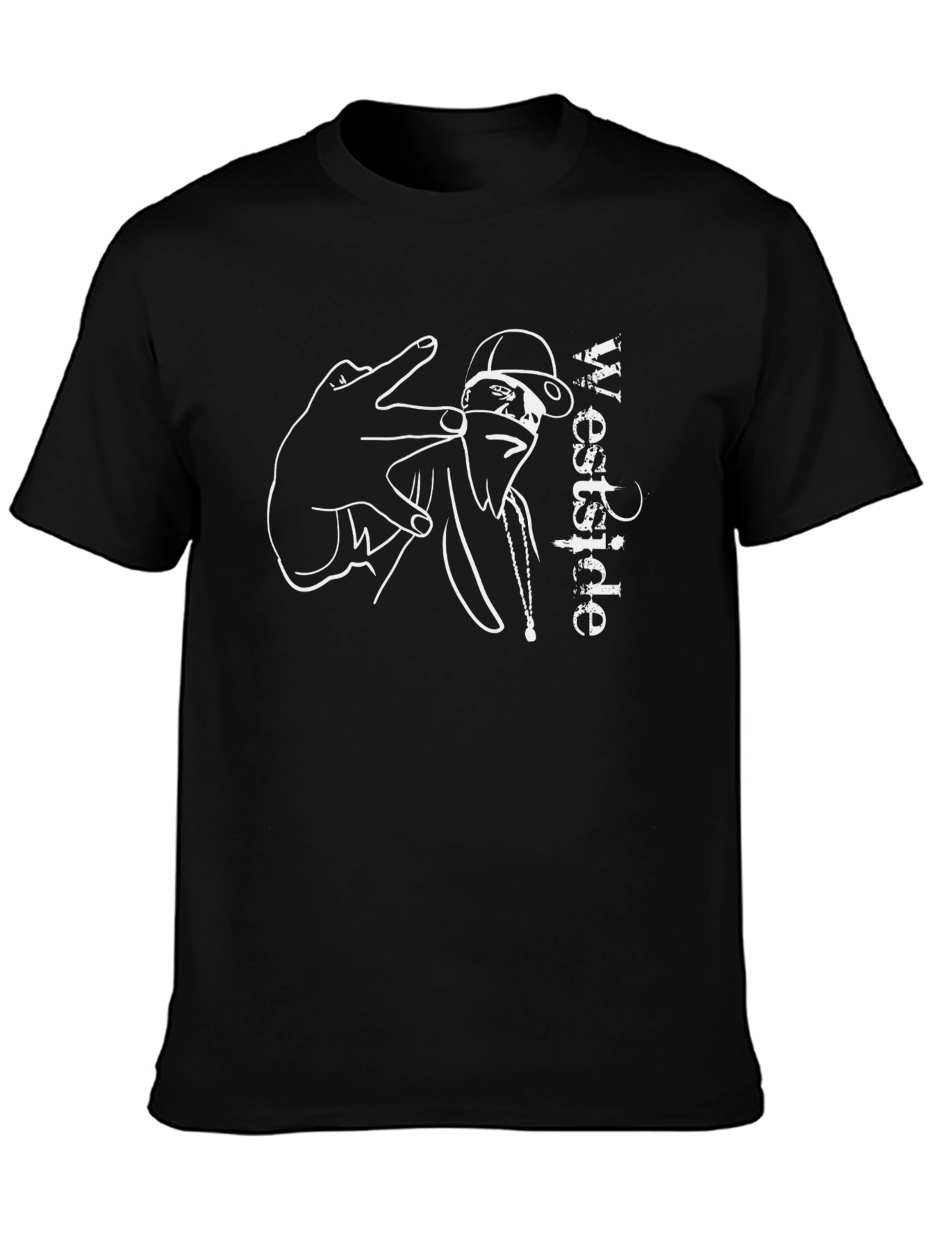 Westside Graphic Tee - Urban Style Black T-Shirt