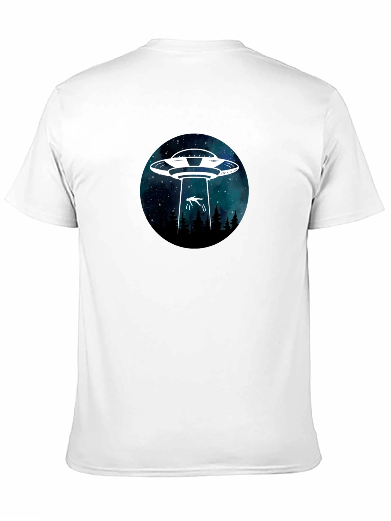 UFO Abduction T-Shirt - Sci-Fi Alien Graphic Tee