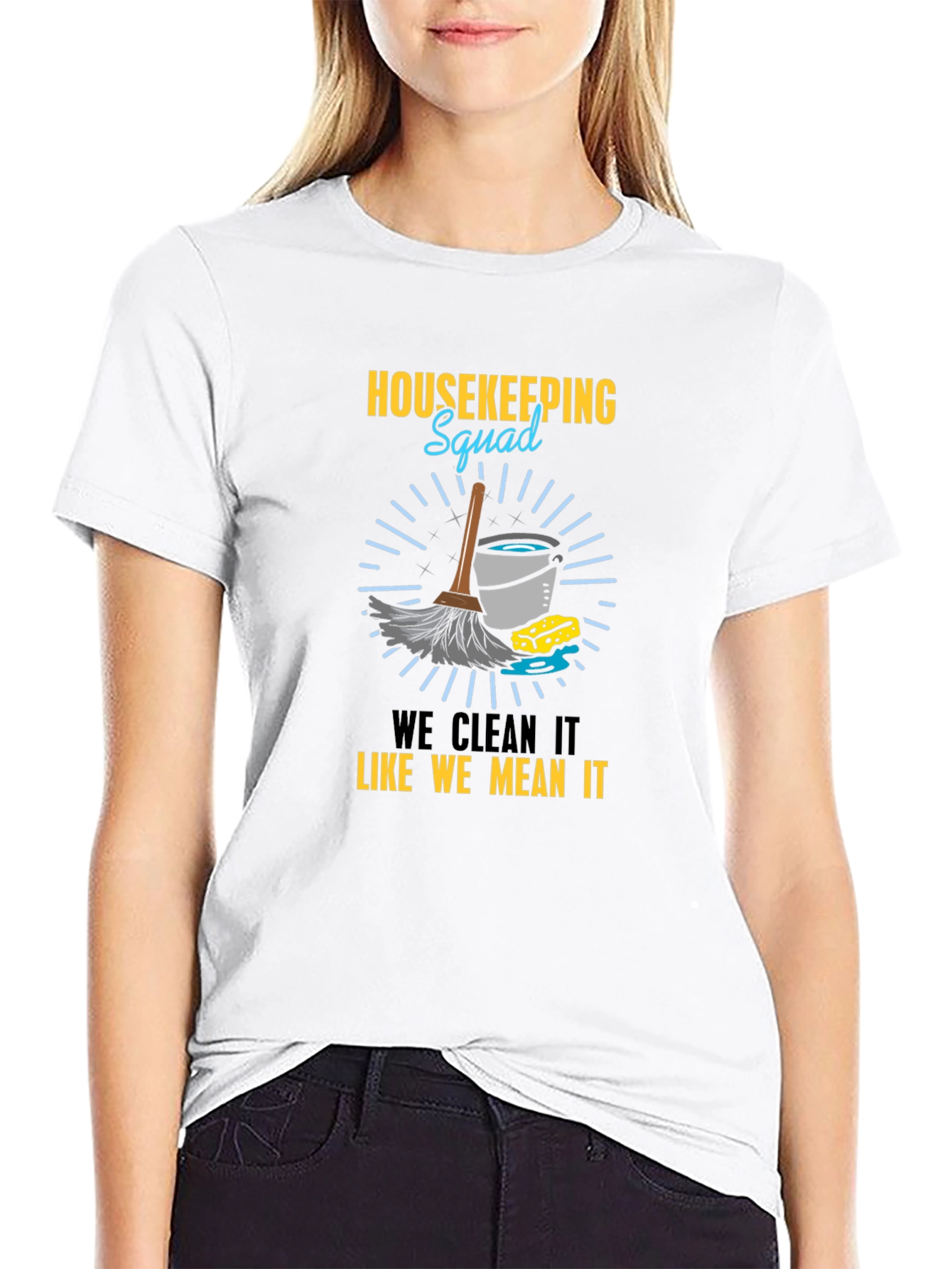 Housekeeping Squad T-Shirt - Cleaning Crew Apparel