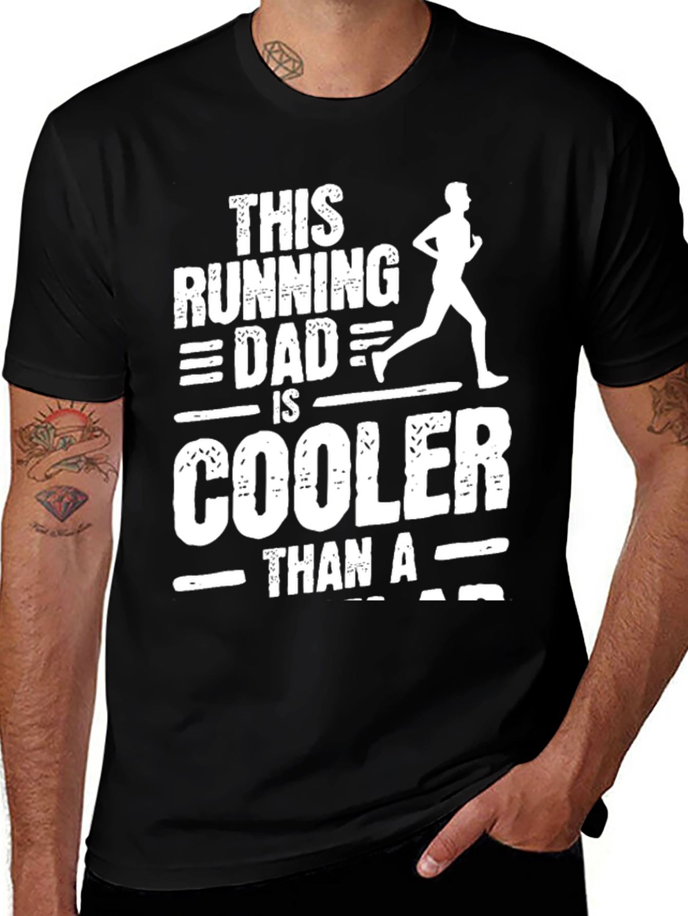 Running Dad T-Shirt - Cool Dad Tee