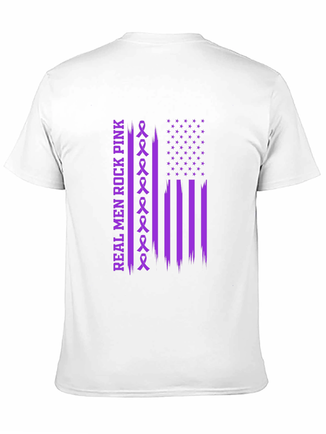 Real Men Rock Pink Awareness T-Shirt
