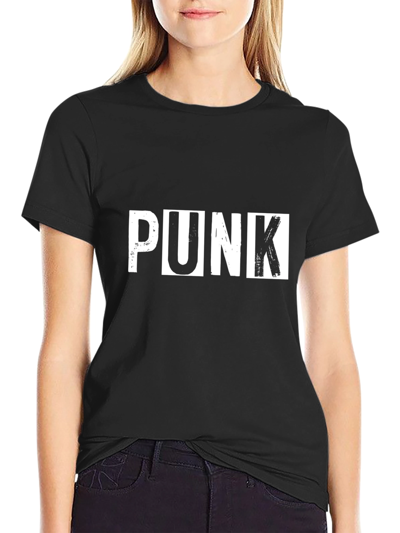 Punk Graphic Black T-Shirt