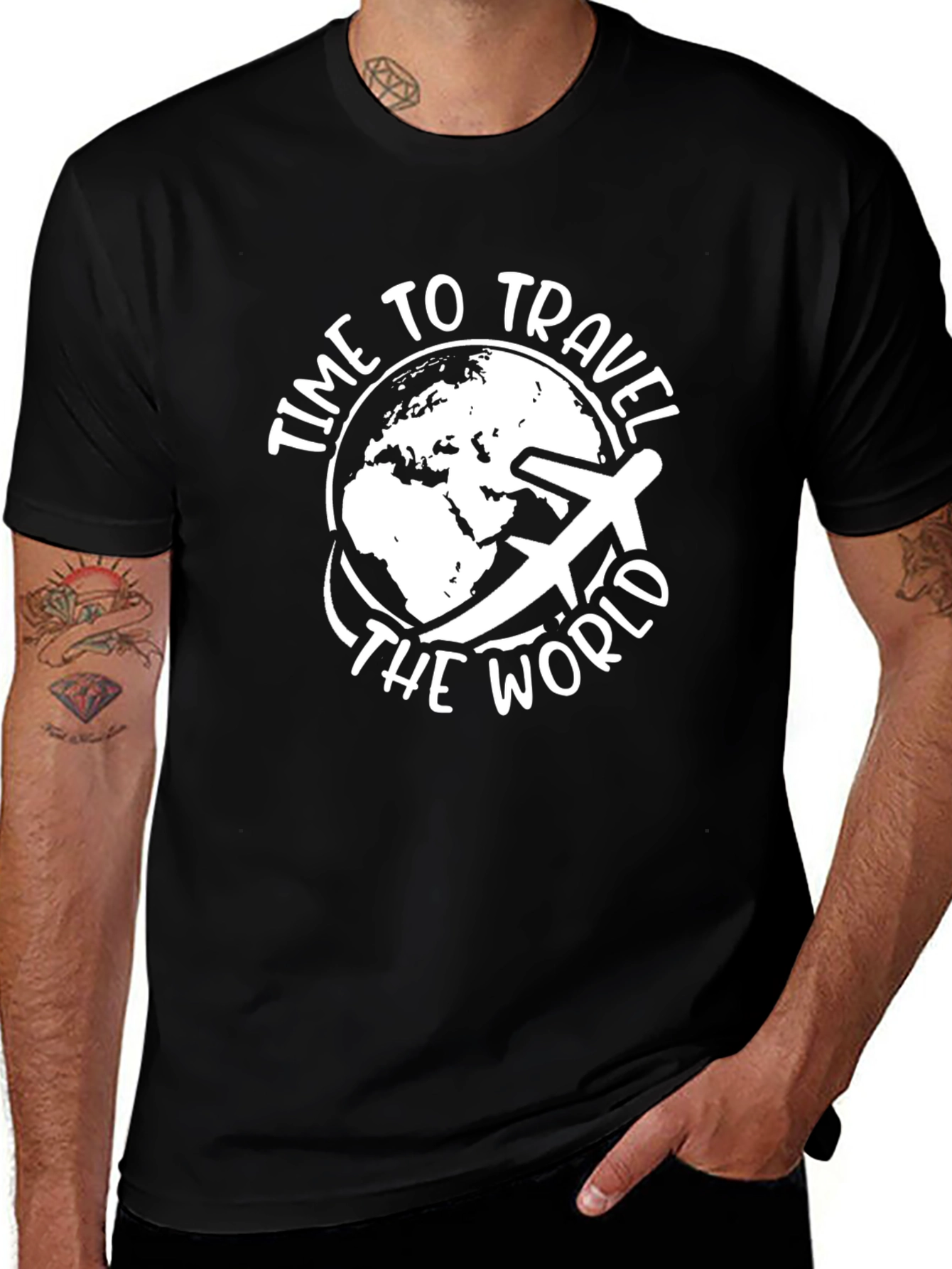 Time to Travel the World Graphic T-Shirt