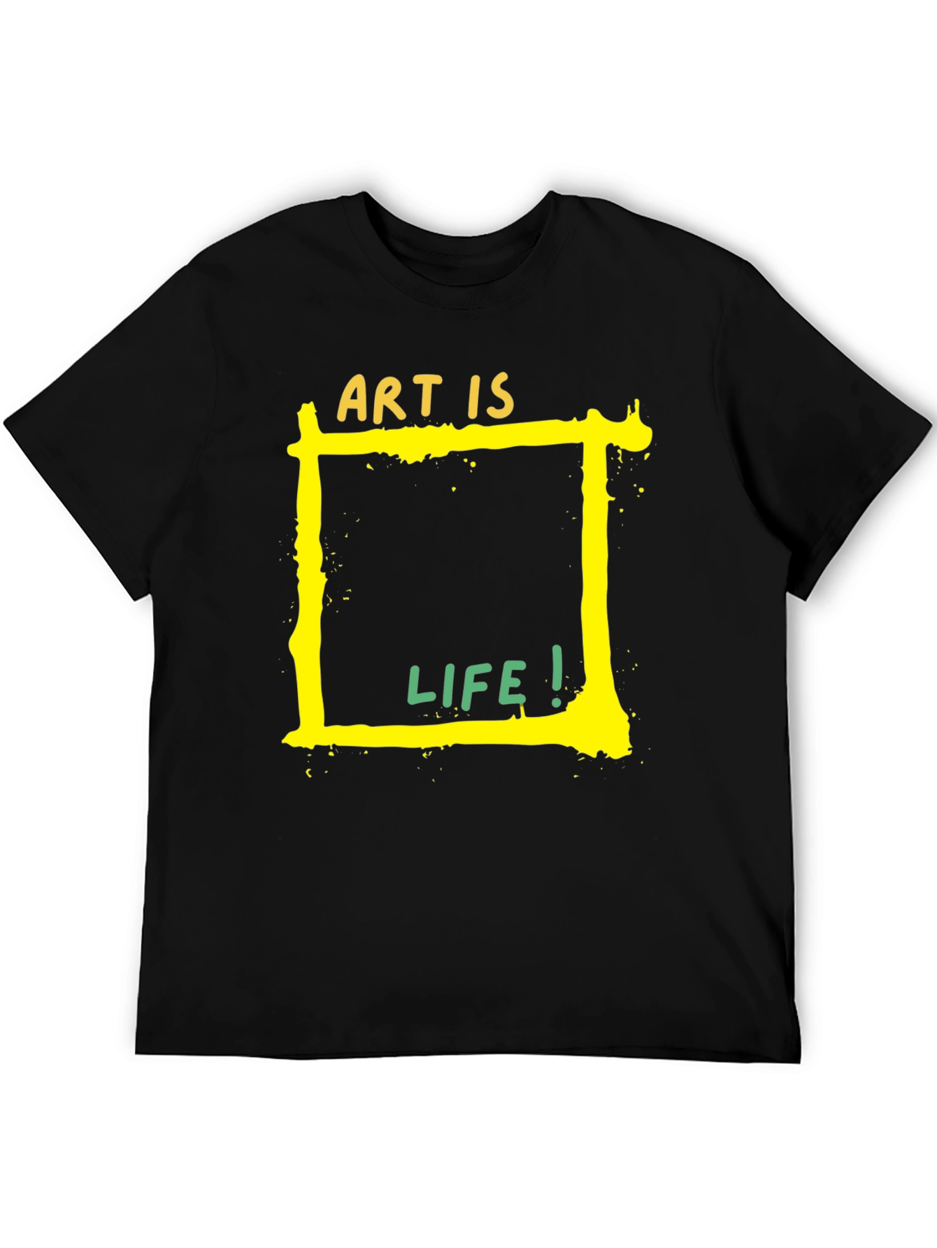 Art is Life Graphic Tee - Black Unisex T-Shirt