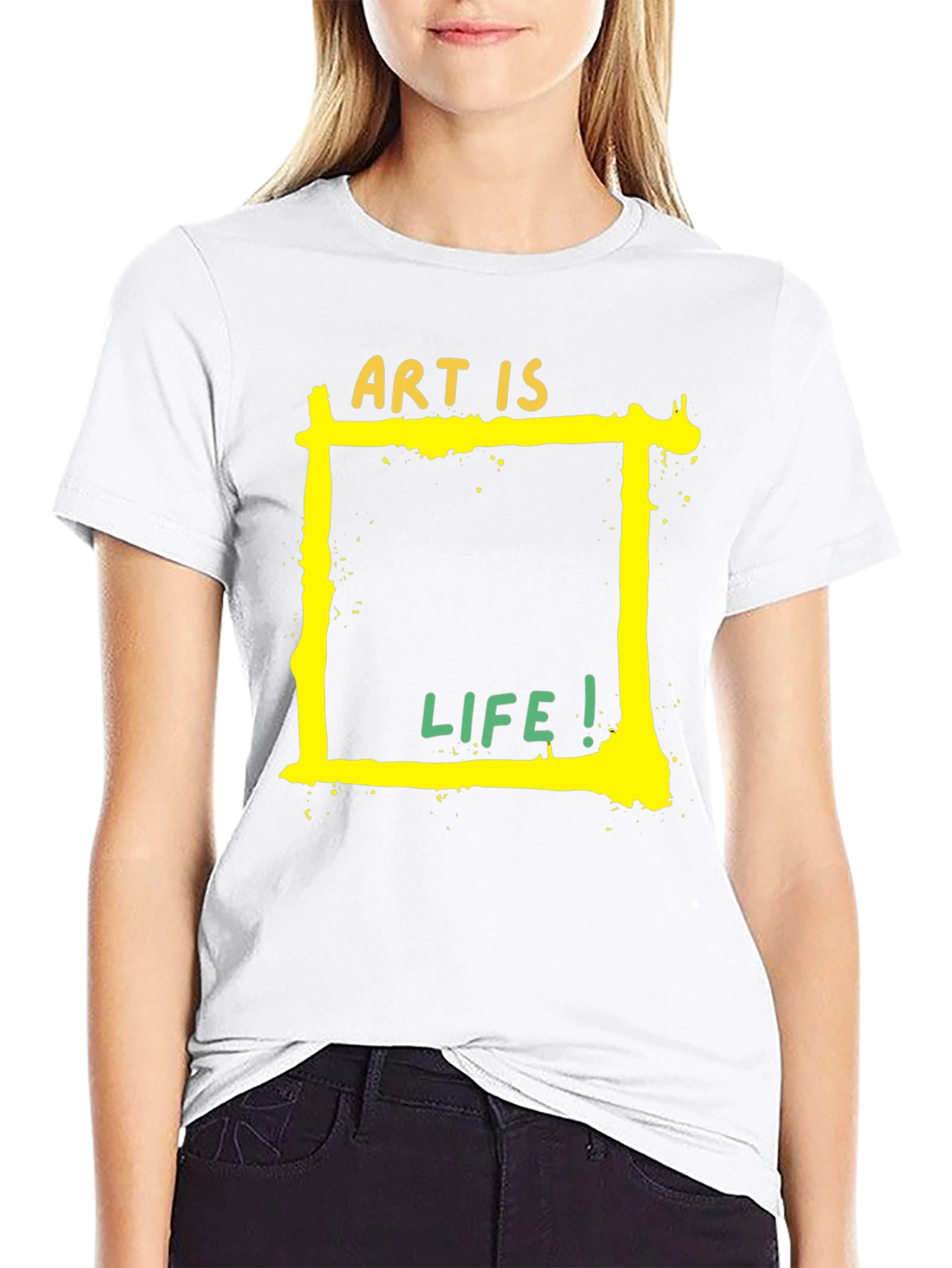 Art is Life Graphic Tee - Black Unisex T-Shirt