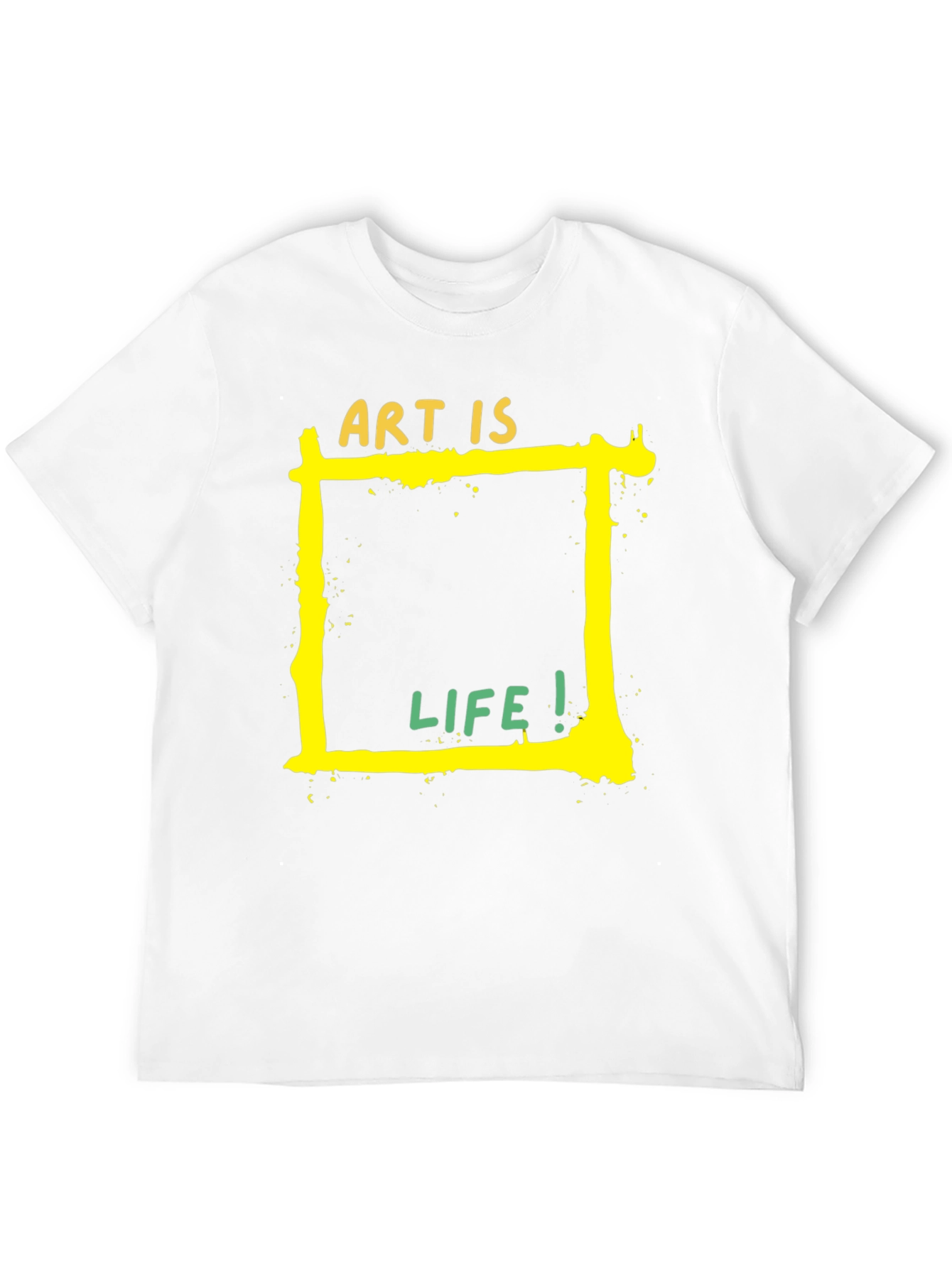 Art is Life Graphic Tee - Black Unisex T-Shirt