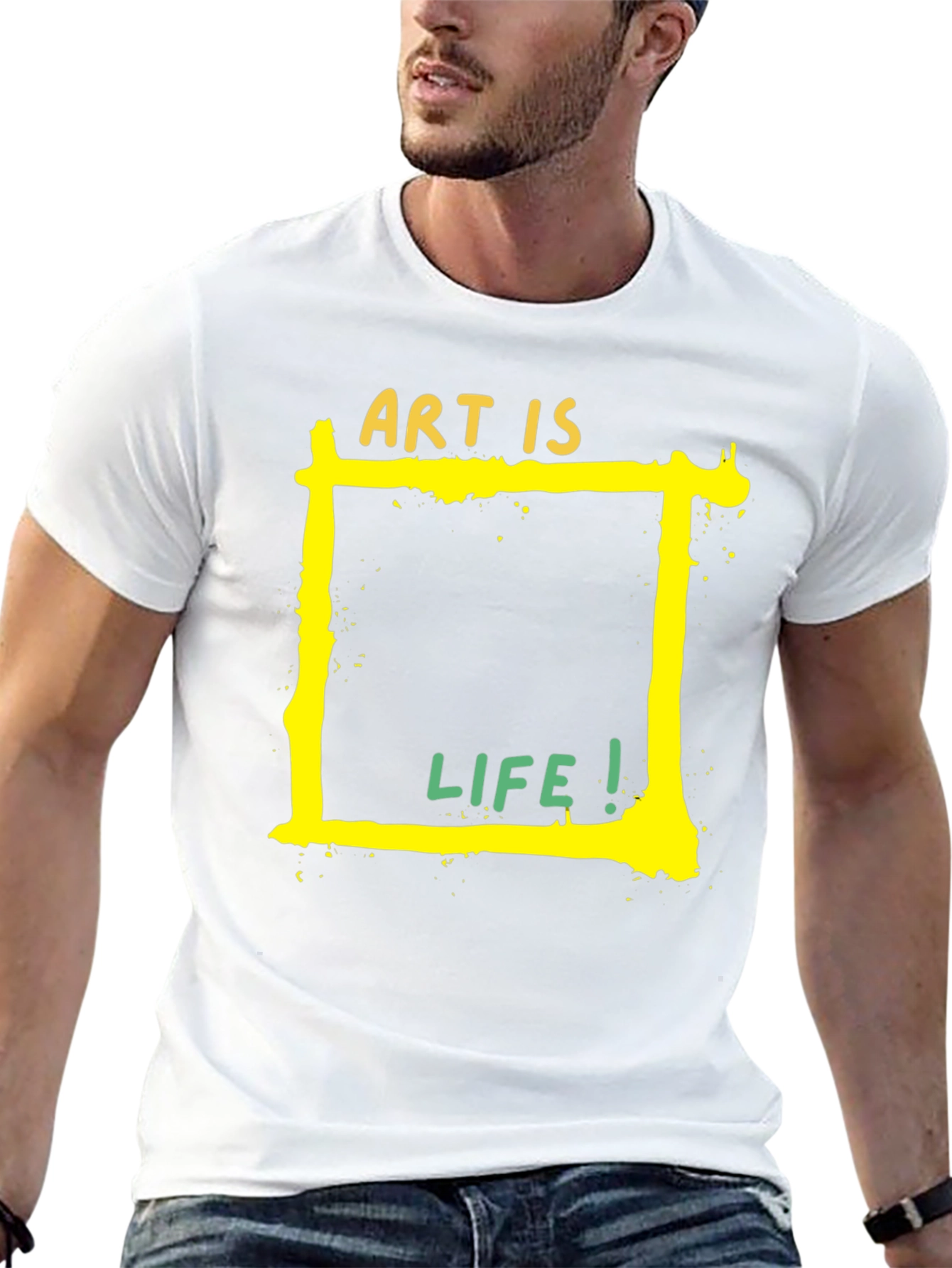Art is Life Graphic Tee - Black Unisex T-Shirt