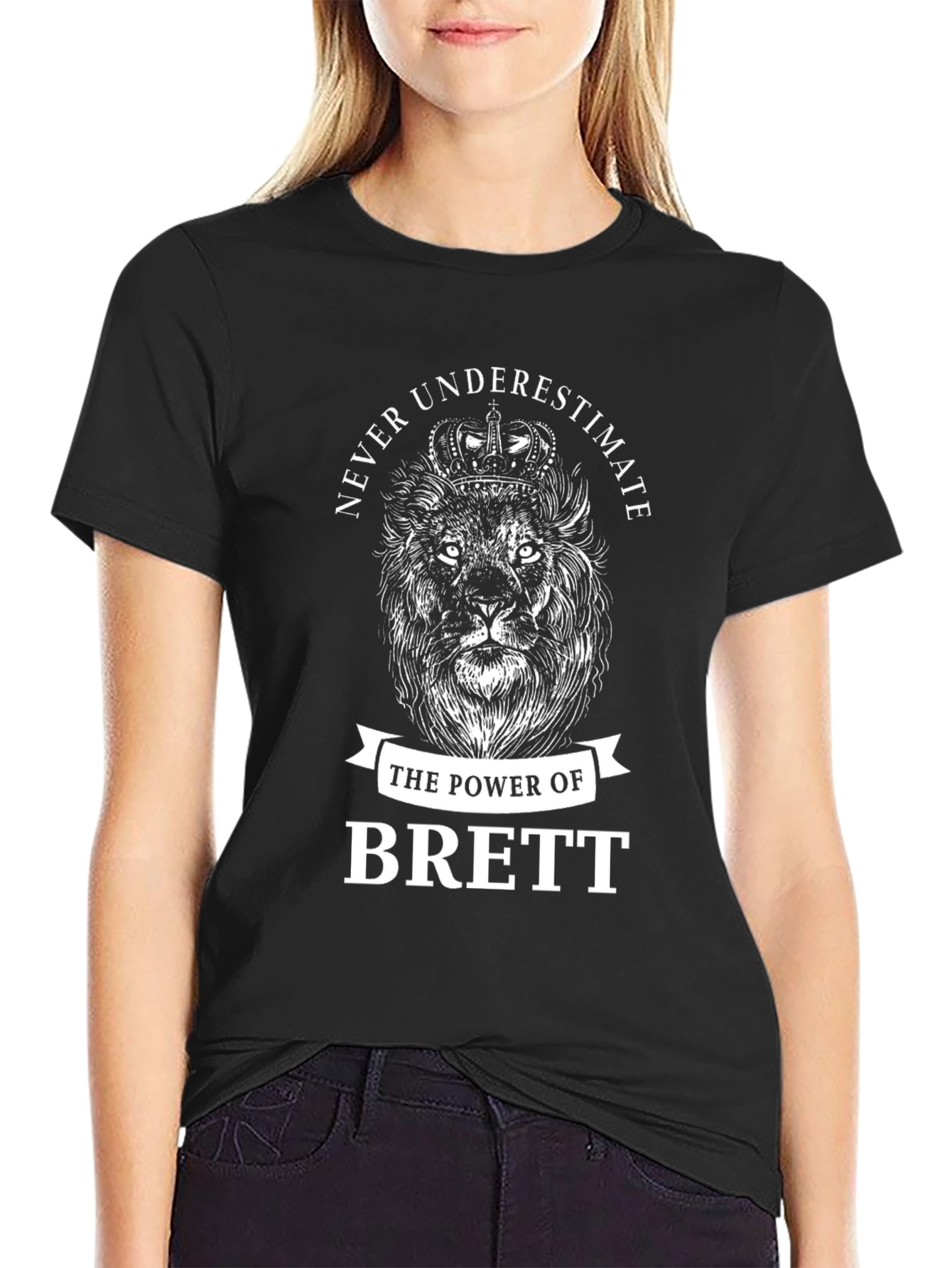 Never Underestimate Brett Lion T-Shirt