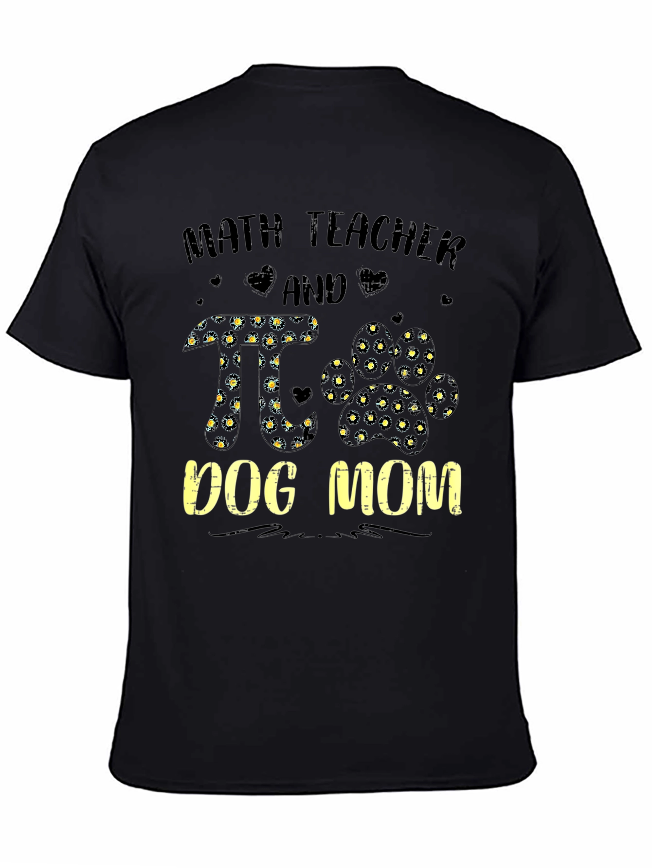 Math Teacher And Dog Mom T-Shirt