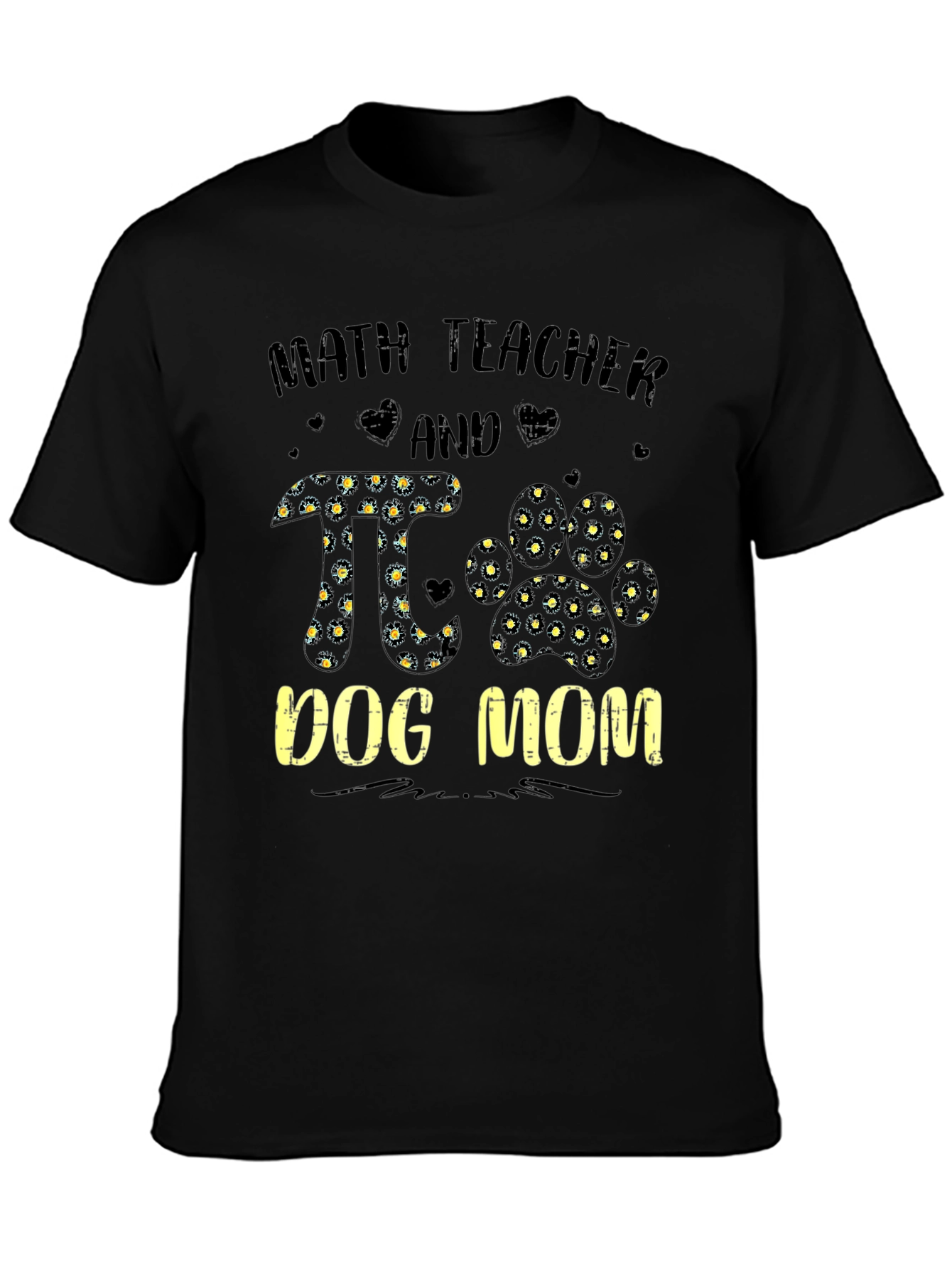 Math Teacher And Dog Mom T-Shirt