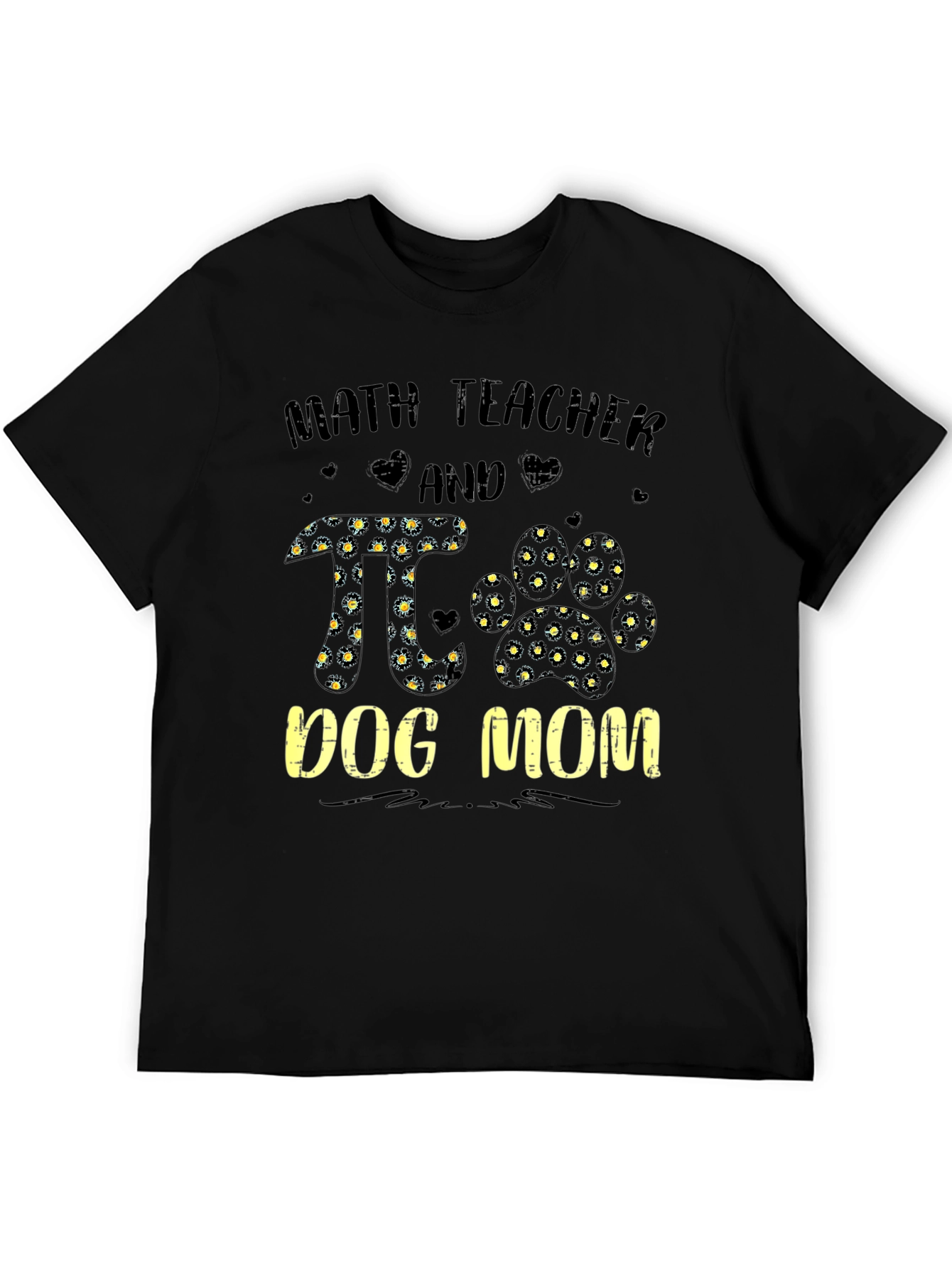 Math Teacher And Dog Mom T-Shirt