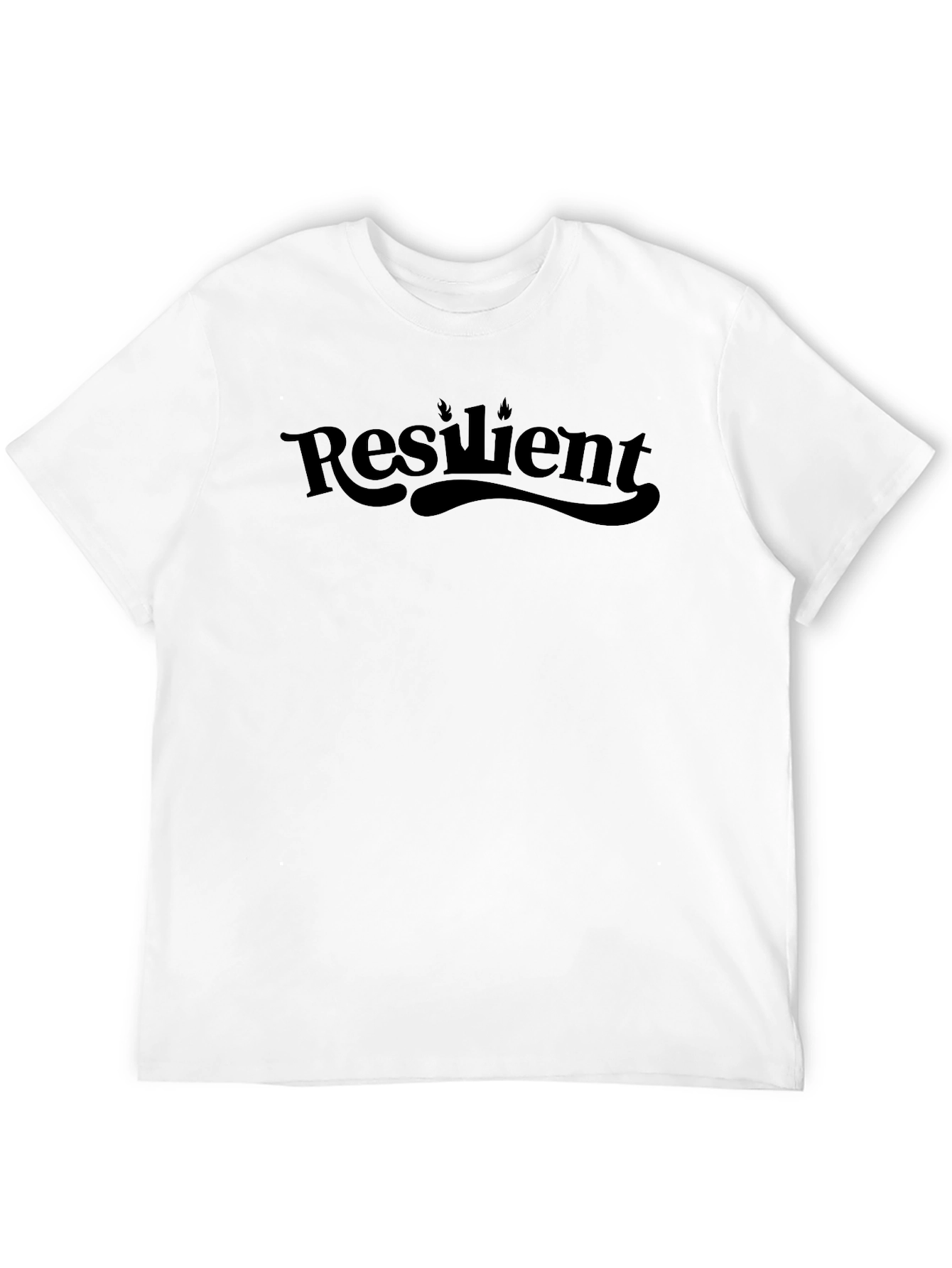 Resilient Black Graphic Tee - Mens
