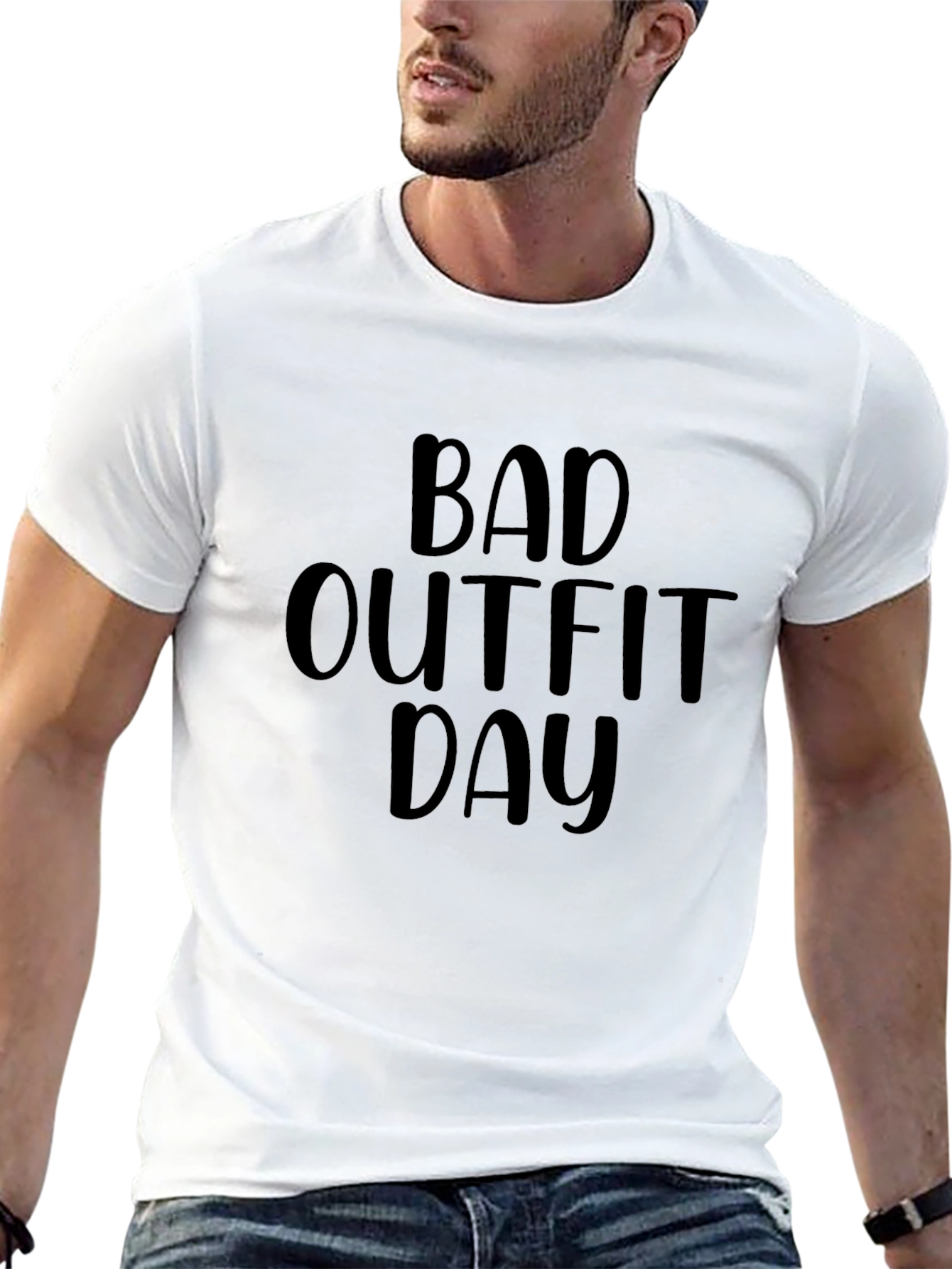 Bad Outfit Day Black Tee