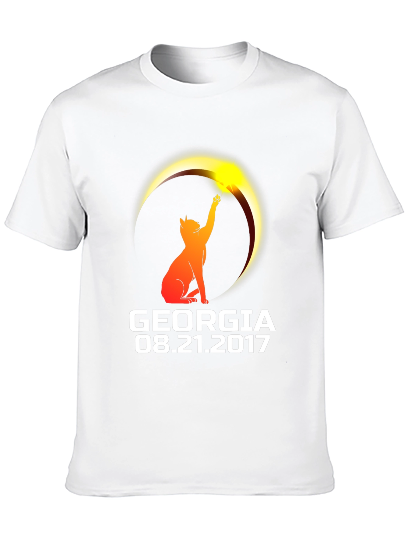Georgia Eclipse Cat Graphic T-Shirt