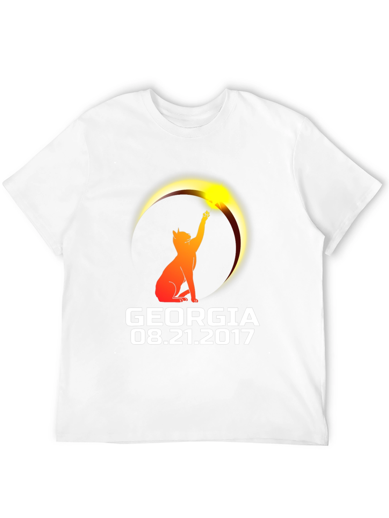 Georgia Eclipse Cat Graphic T-Shirt