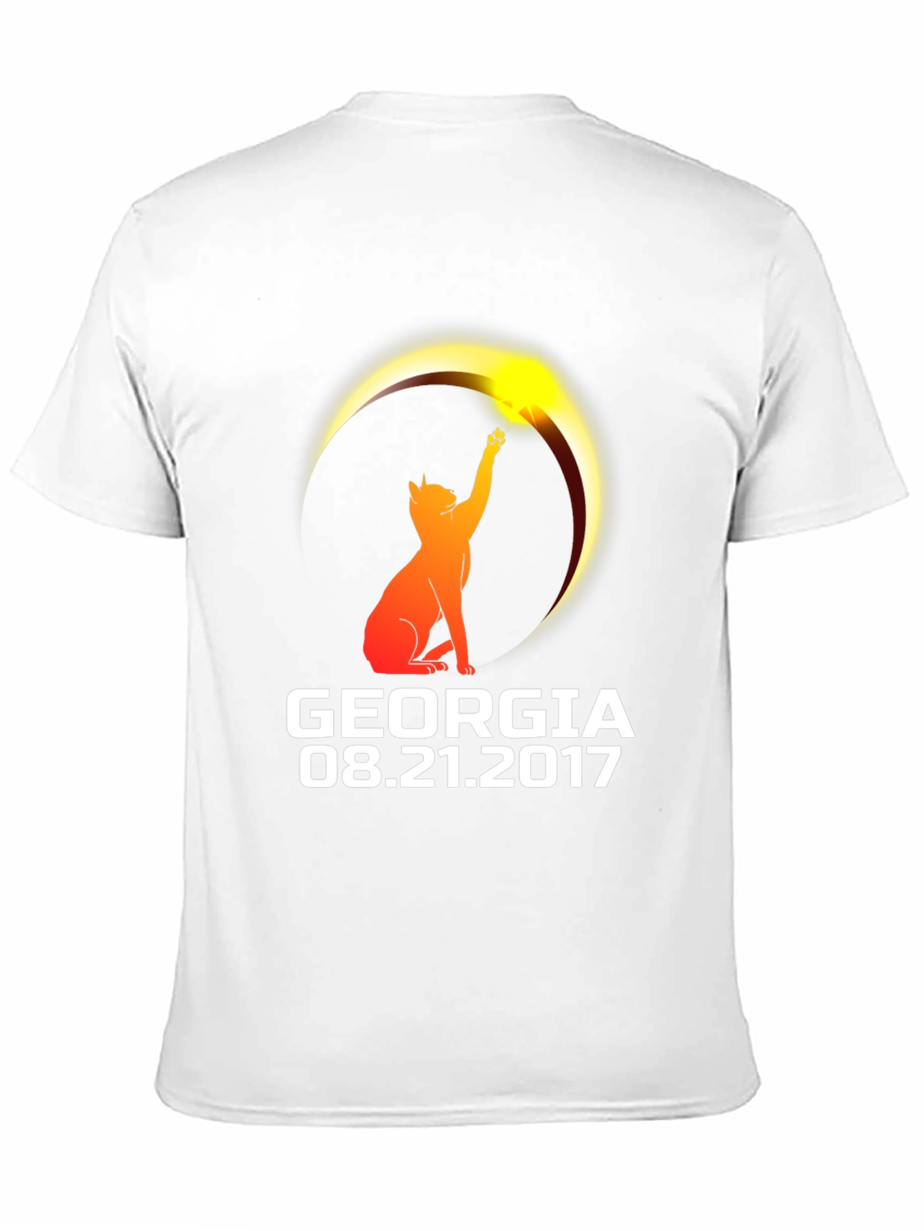 Georgia Eclipse Cat Graphic T-Shirt