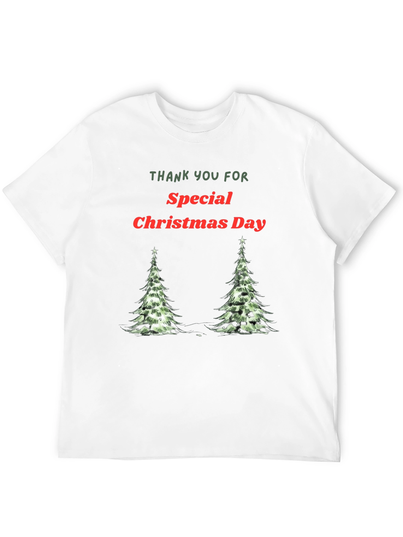 Christmas Special Day Black T-Shirt for Men
