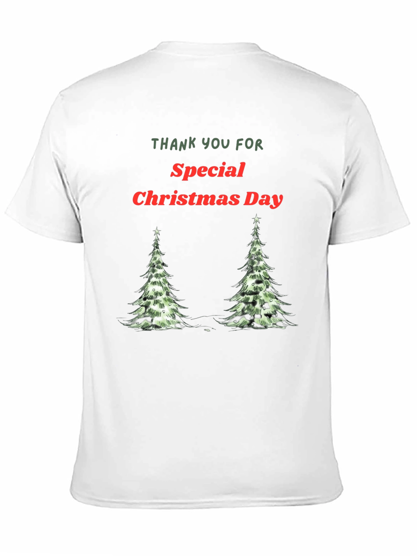 Christmas Special Day Black T-Shirt for Men