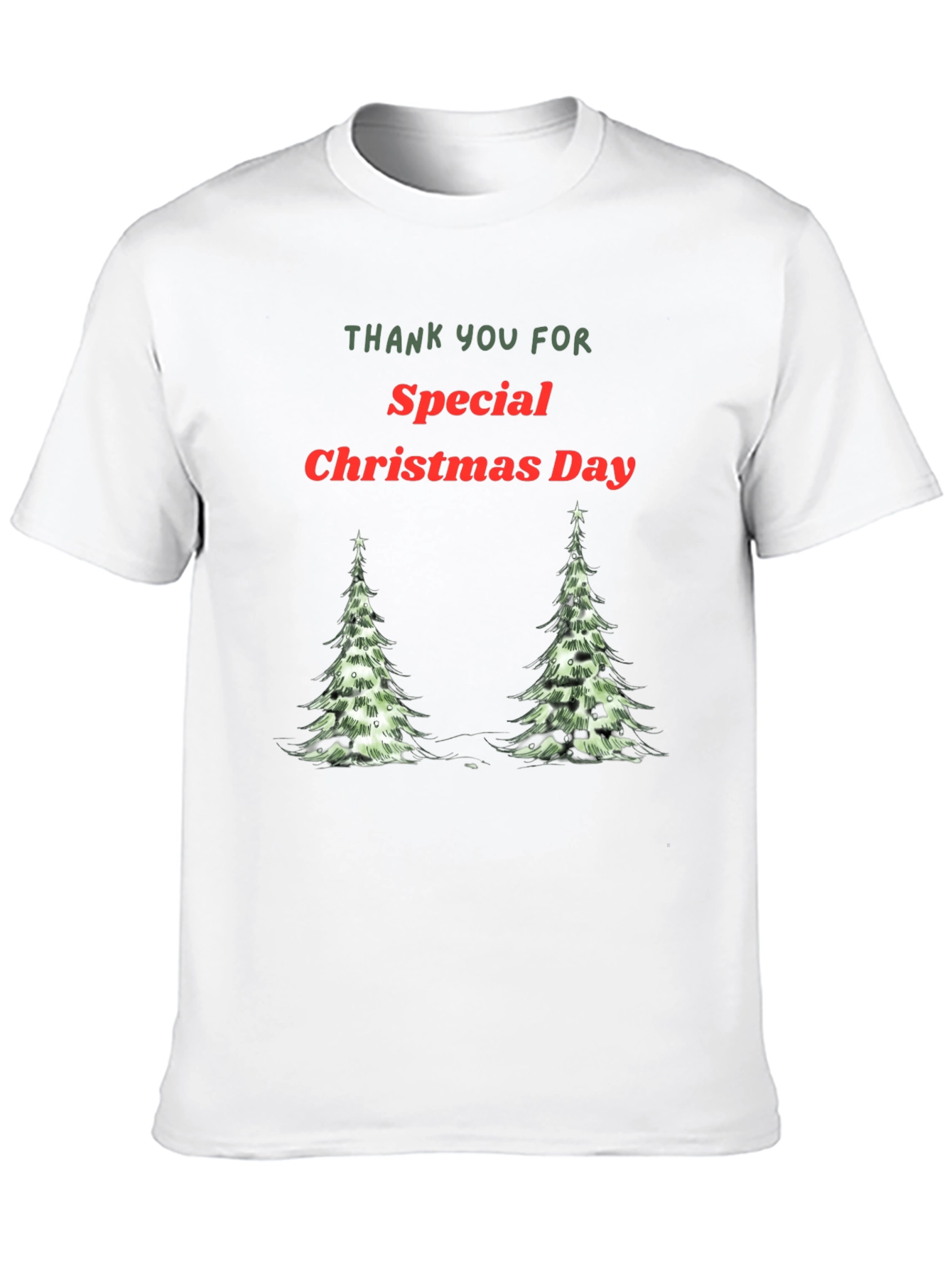 Christmas Special Day Black T-Shirt for Men