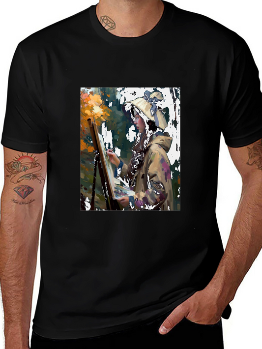 Artist Painting Graphic Tee