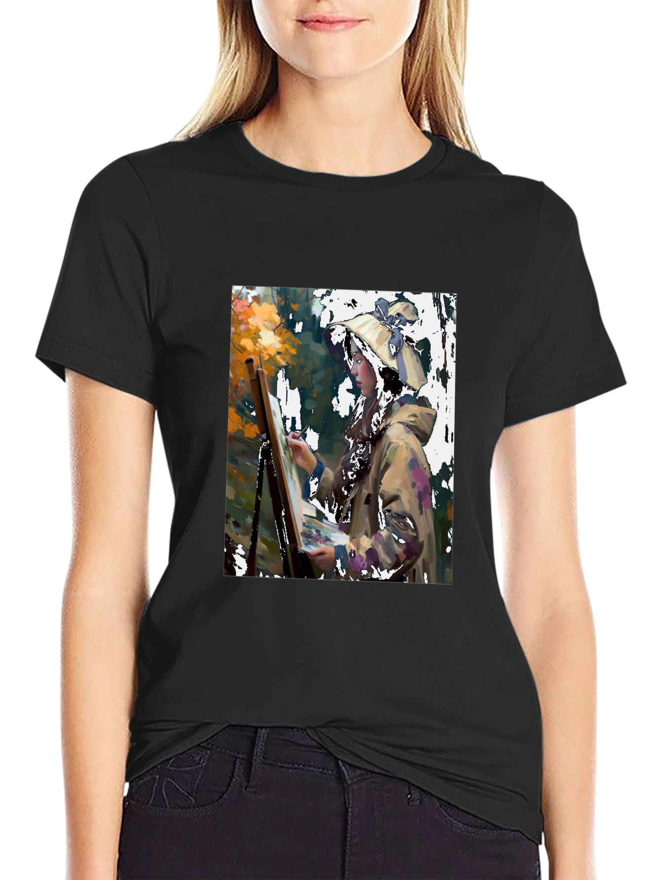Artist Painting Graphic Tee
