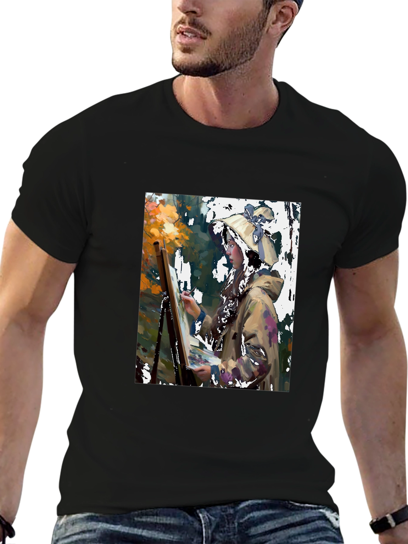 Artist Painting Graphic Tee
